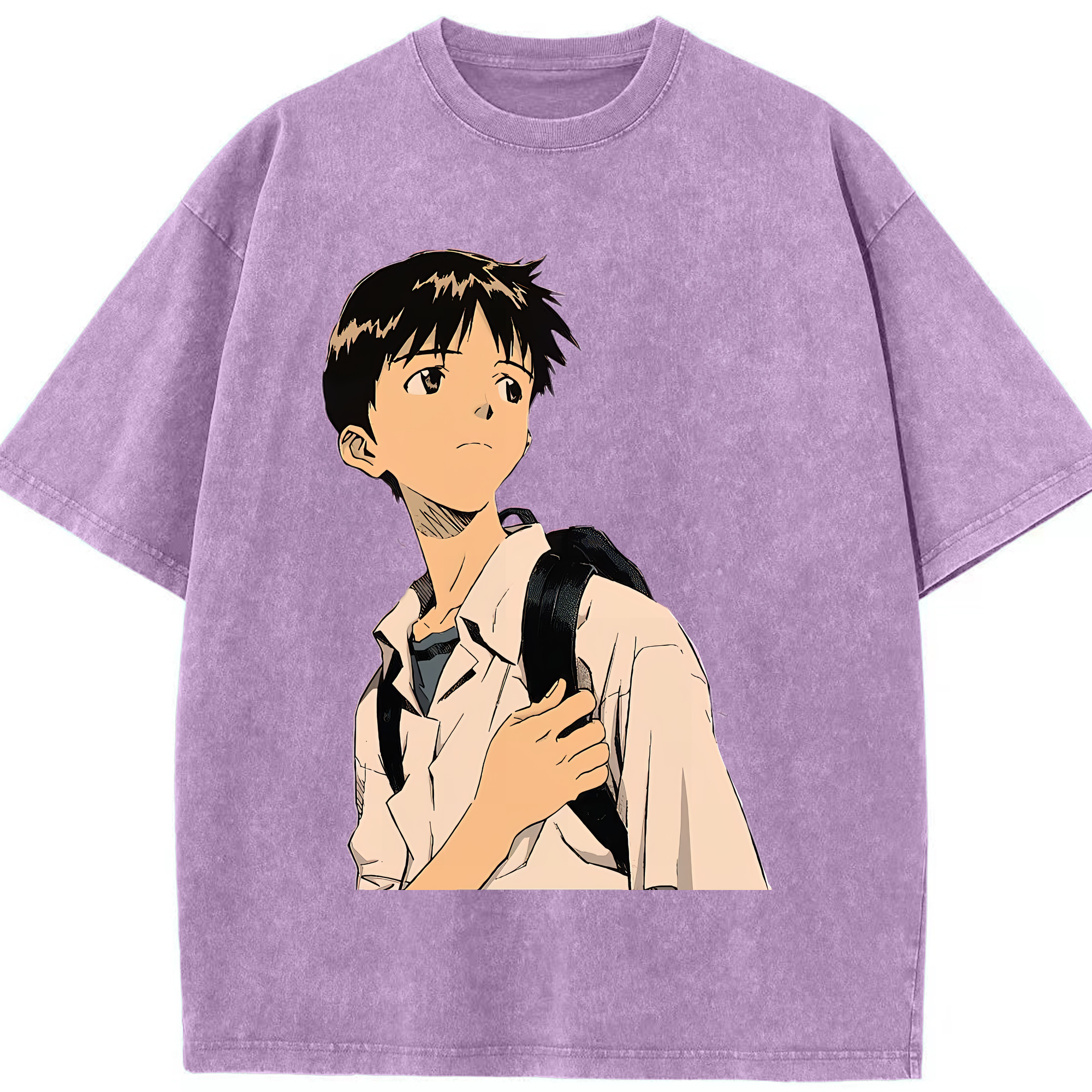 （画像用） EVA 新世紀エヴァンゲリオン 綿100% ヴィンテージ風 半袖Tシャツ（フロントプリント）