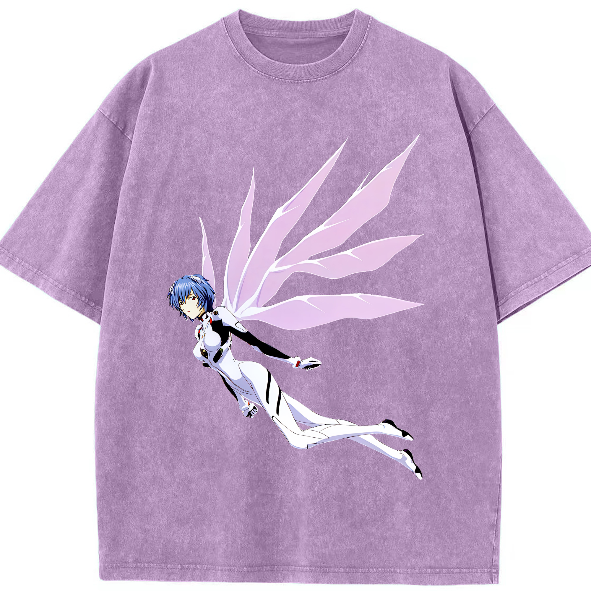 （画像用） EVA 新世紀エヴァンゲリオン 綿100% ヴィンテージ風 半袖Tシャツ（フロントプリント）