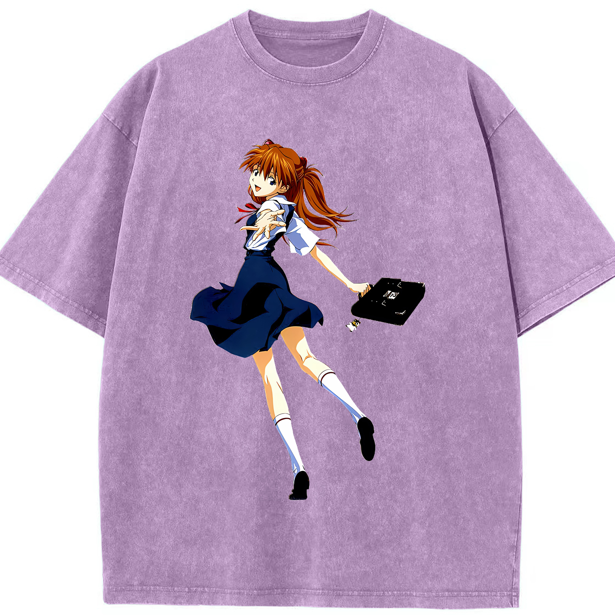 （画像用） EVA 新世紀エヴァンゲリオン 綿100% ヴィンテージ風 半袖Tシャツ（フロントプリント）