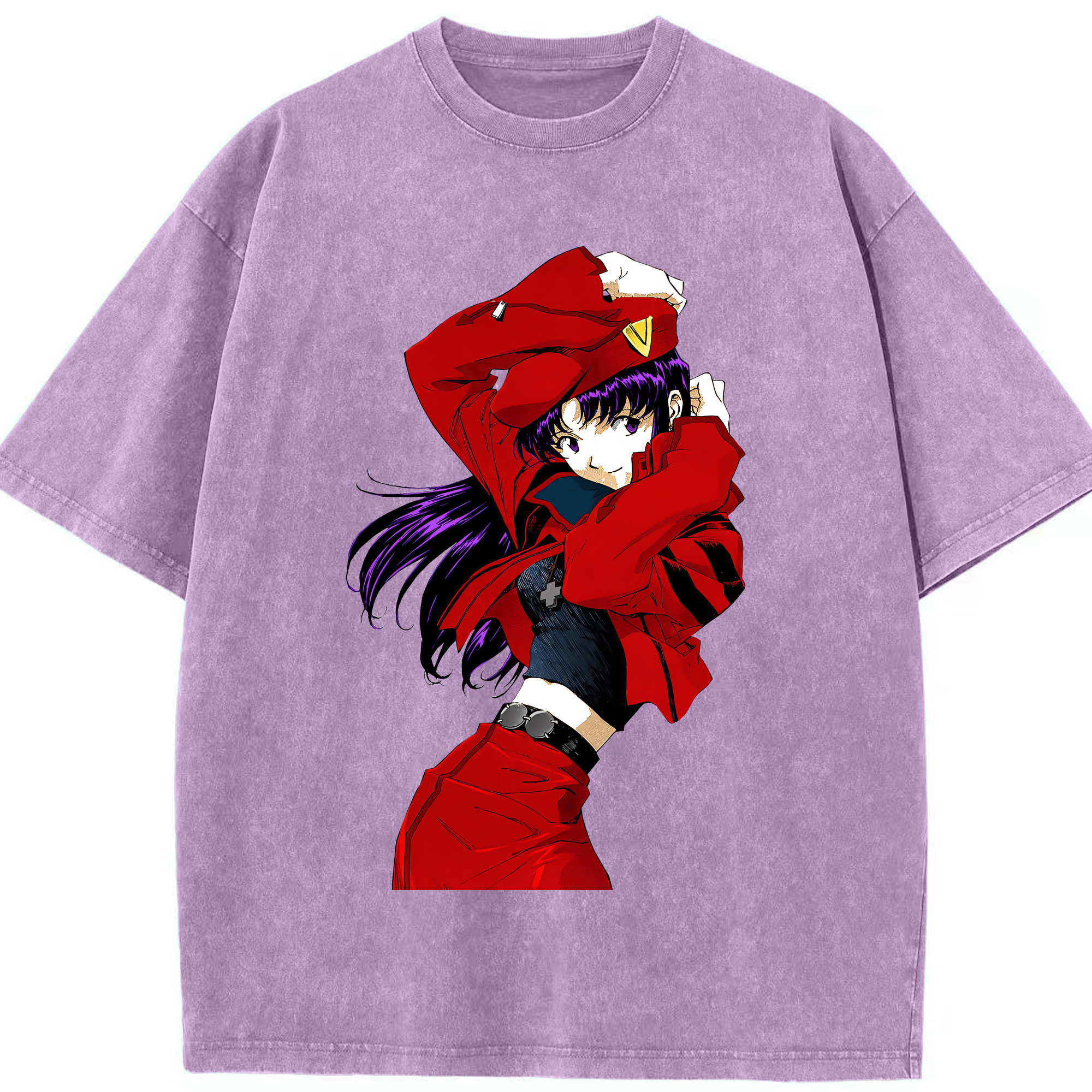 （画像用） EVA 新世紀エヴァンゲリオン 綿100% ヴィンテージ風 半袖Tシャツ（フロントプリント）