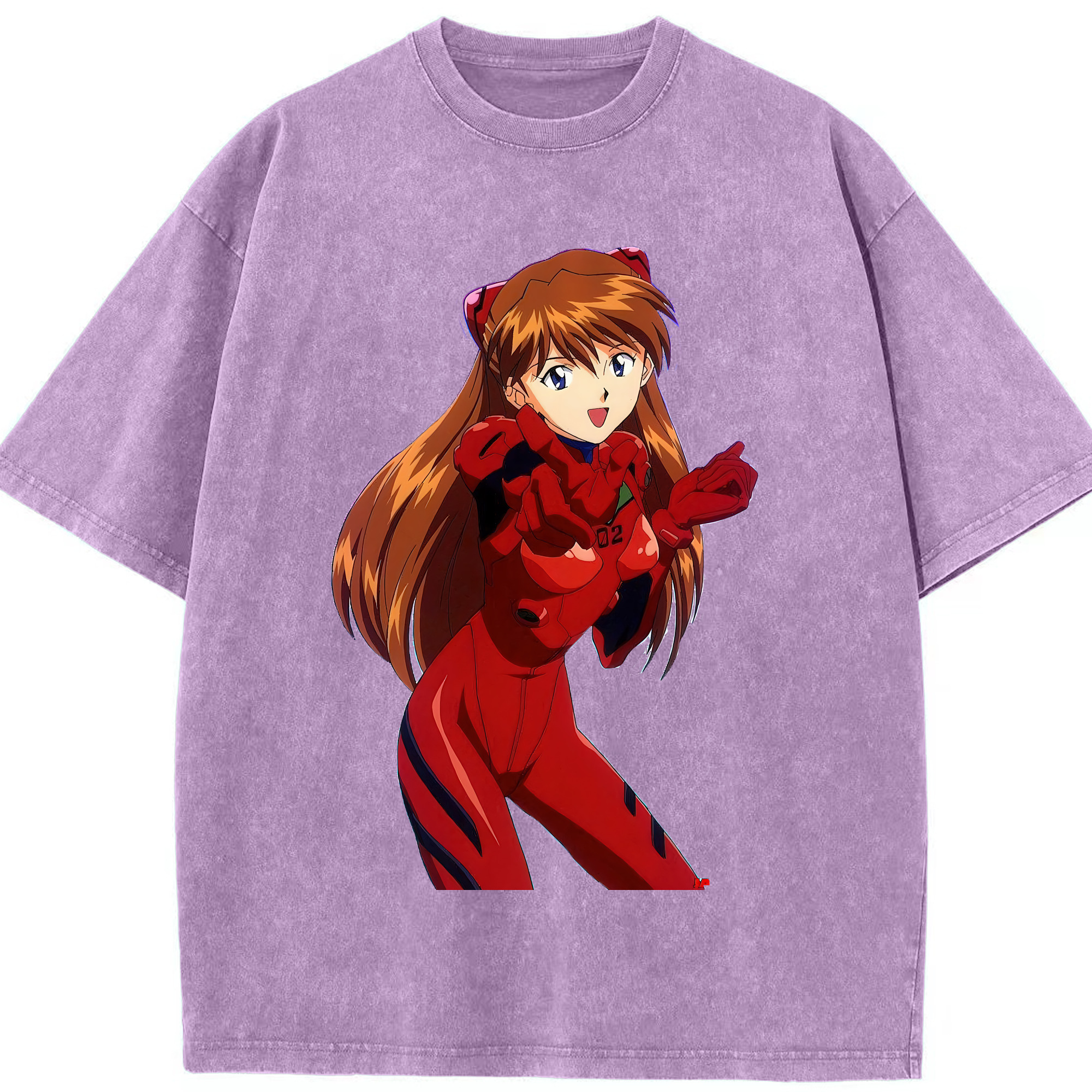 （画像用） EVA 新世紀エヴァンゲリオン 綿100% ヴィンテージ風 半袖Tシャツ（フロントプリント）