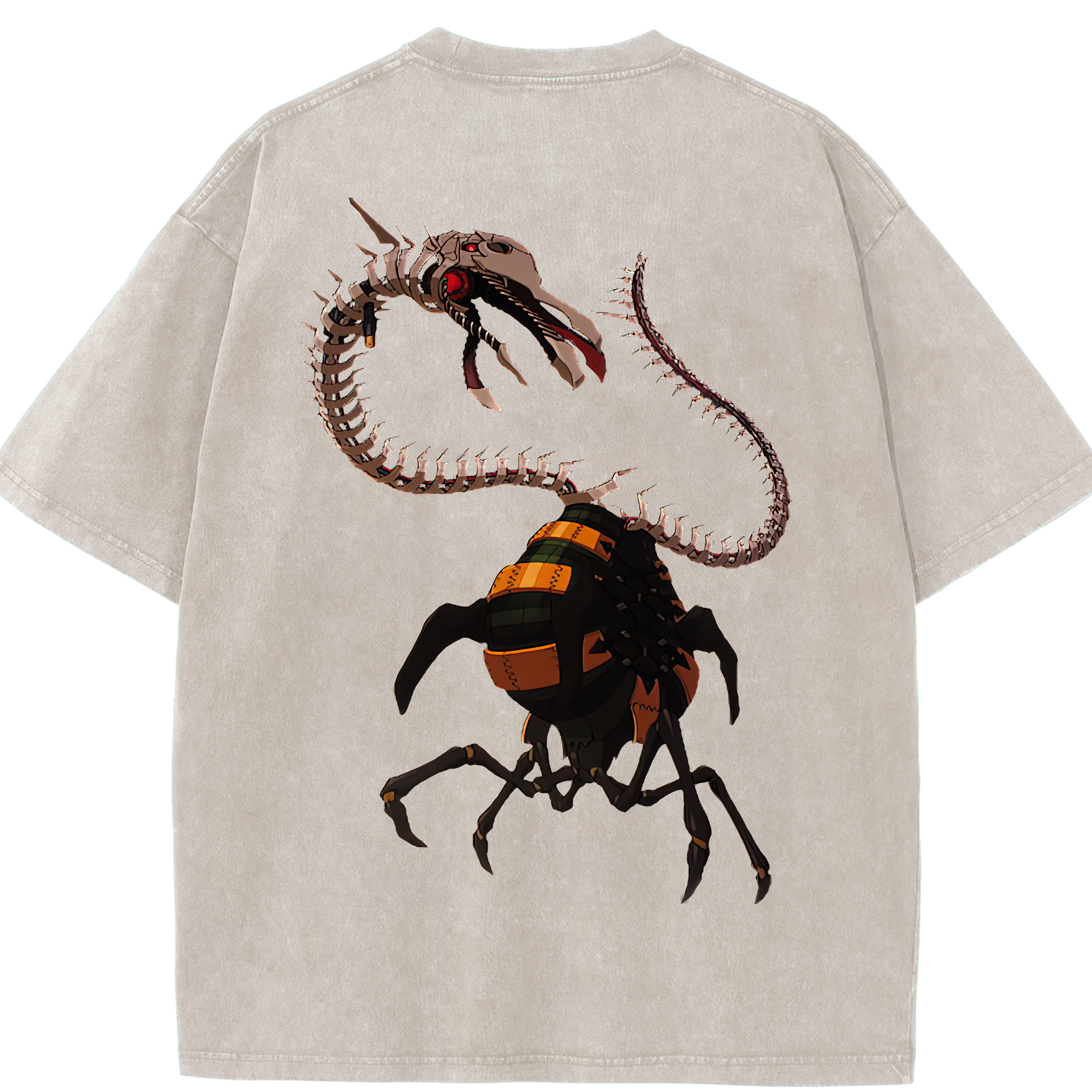 （画像用） EVA 新世紀エヴァンゲリオン 綿100% ヴィンテージ風 半袖Tシャツ（背面プリント）