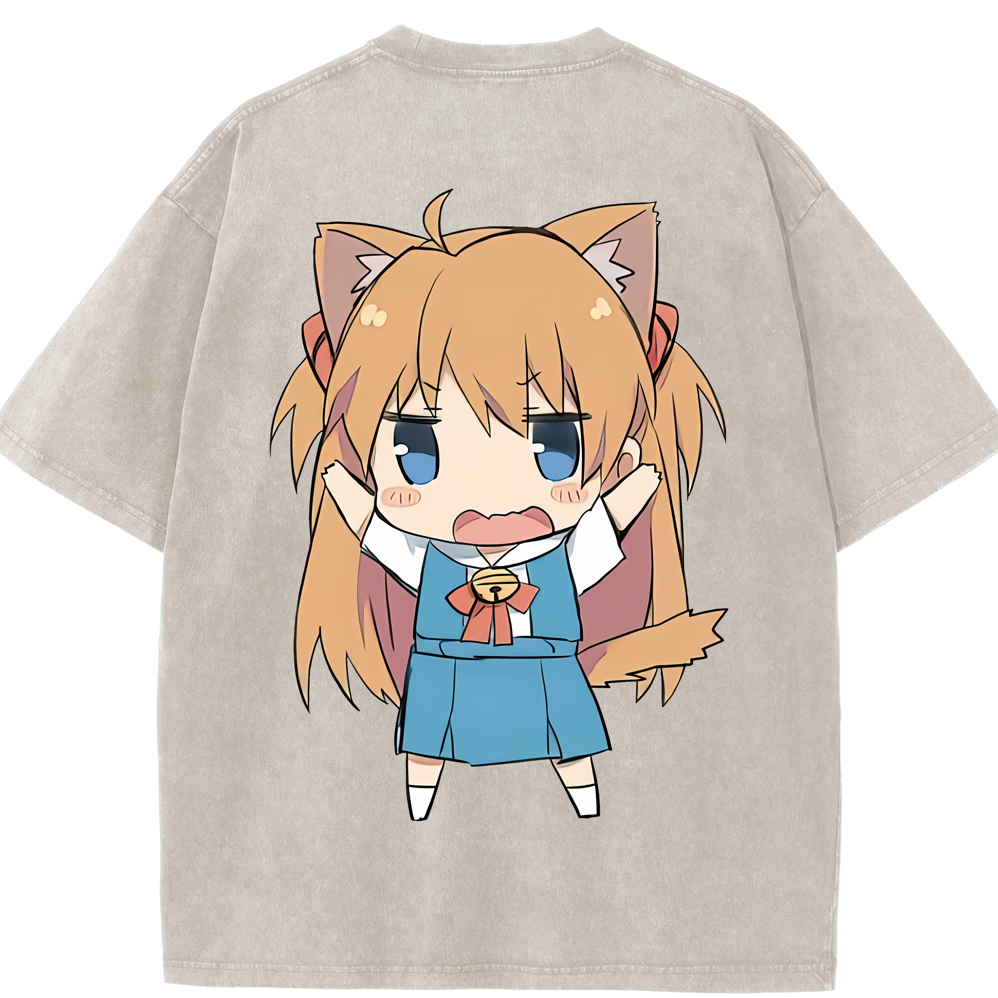 （画像用） EVA 新世紀エヴァンゲリオン 綿100% ヴィンテージ風 半袖Tシャツ（背面プリント）