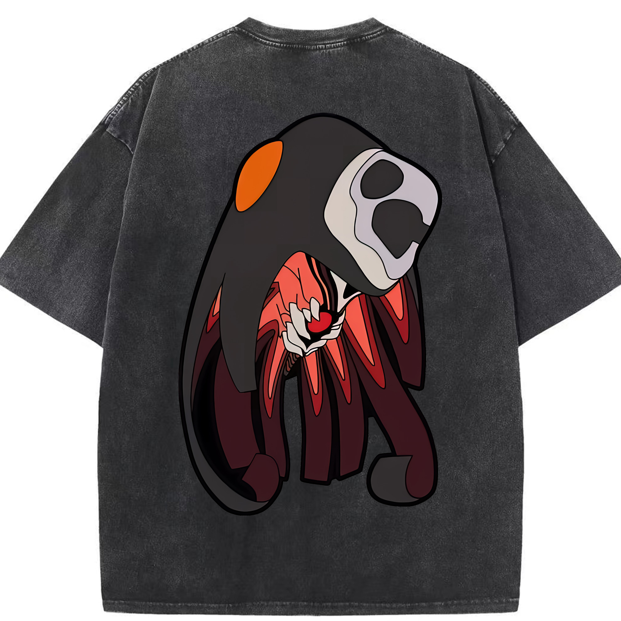 （画像用） EVA 新世紀エヴァンゲリオン 綿100% ヴィンテージ風 半袖Tシャツ（背面プリント）