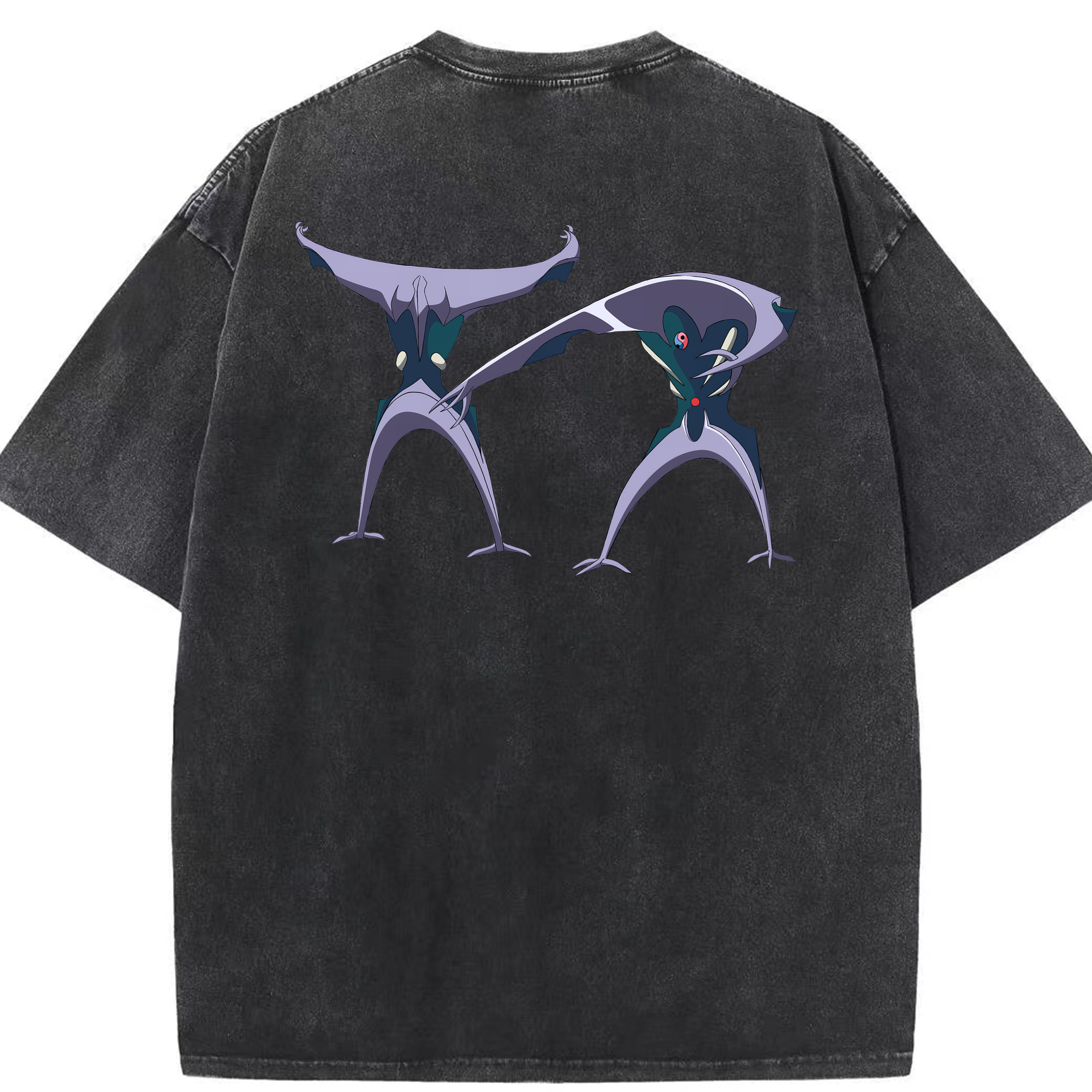 （画像用） EVA 新世紀エヴァンゲリオン 綿100% ヴィンテージ風 半袖Tシャツ（背面プリント）