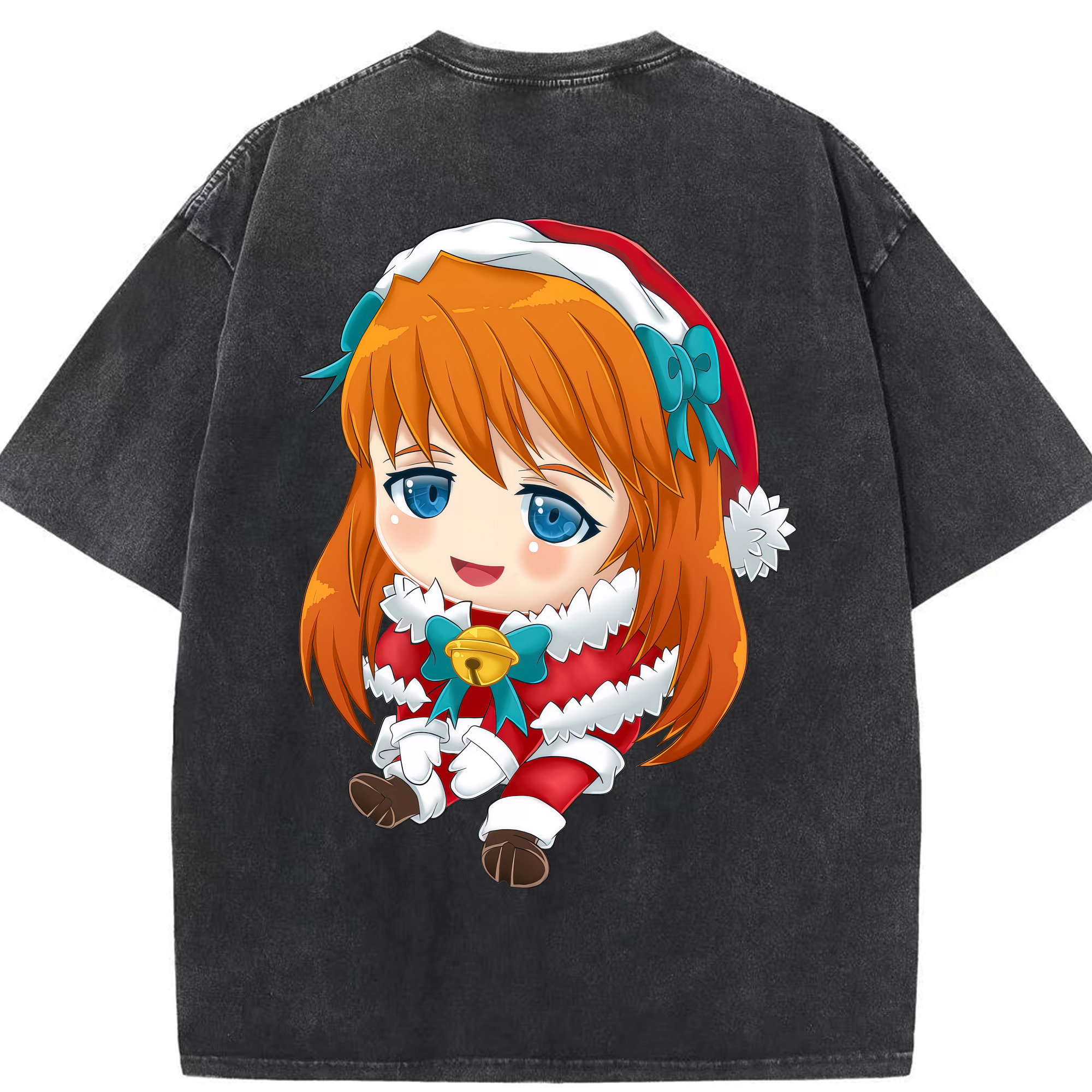 （画像用） EVA 新世紀エヴァンゲリオン 綿100% ヴィンテージ風 半袖Tシャツ（背面プリント）