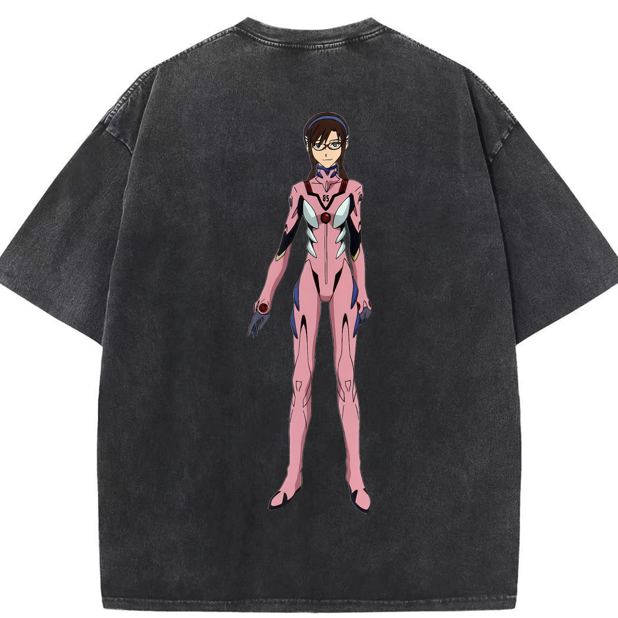 （画像用） EVA 新世紀エヴァンゲリオン 綿100% ヴィンテージ風 半袖Tシャツ（背面プリント）
