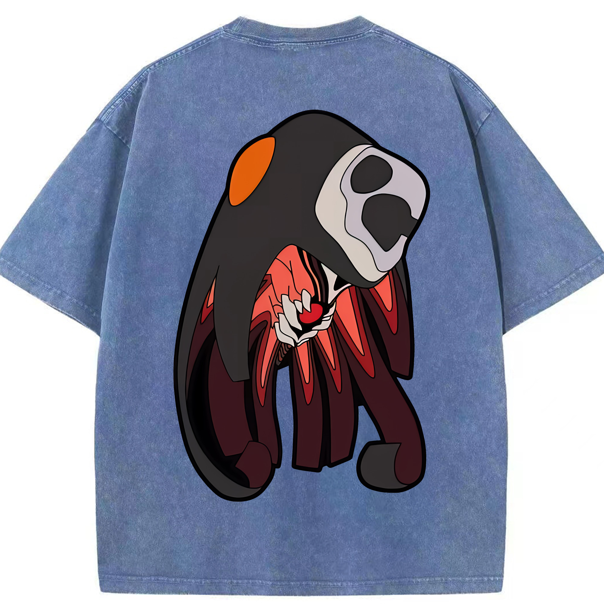 （画像用） EVA 新世紀エヴァンゲリオン 綿100% ヴィンテージ風 半袖Tシャツ（背面プリント）