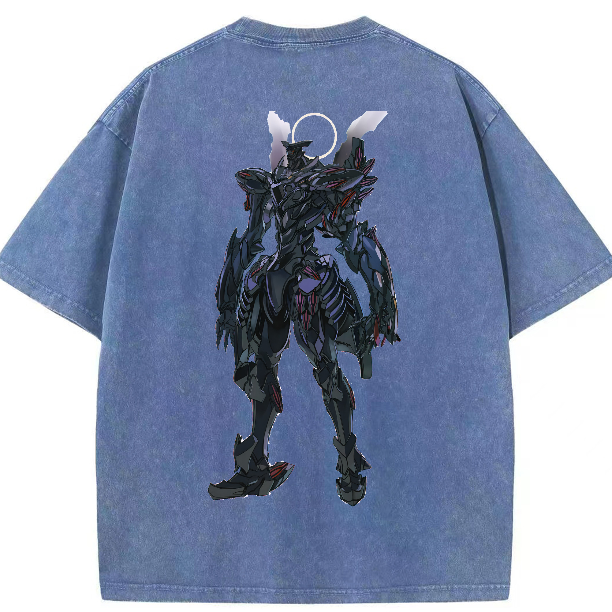 （画像用） EVA 新世紀エヴァンゲリオン 綿100% ヴィンテージ風 半袖Tシャツ（背面プリント）