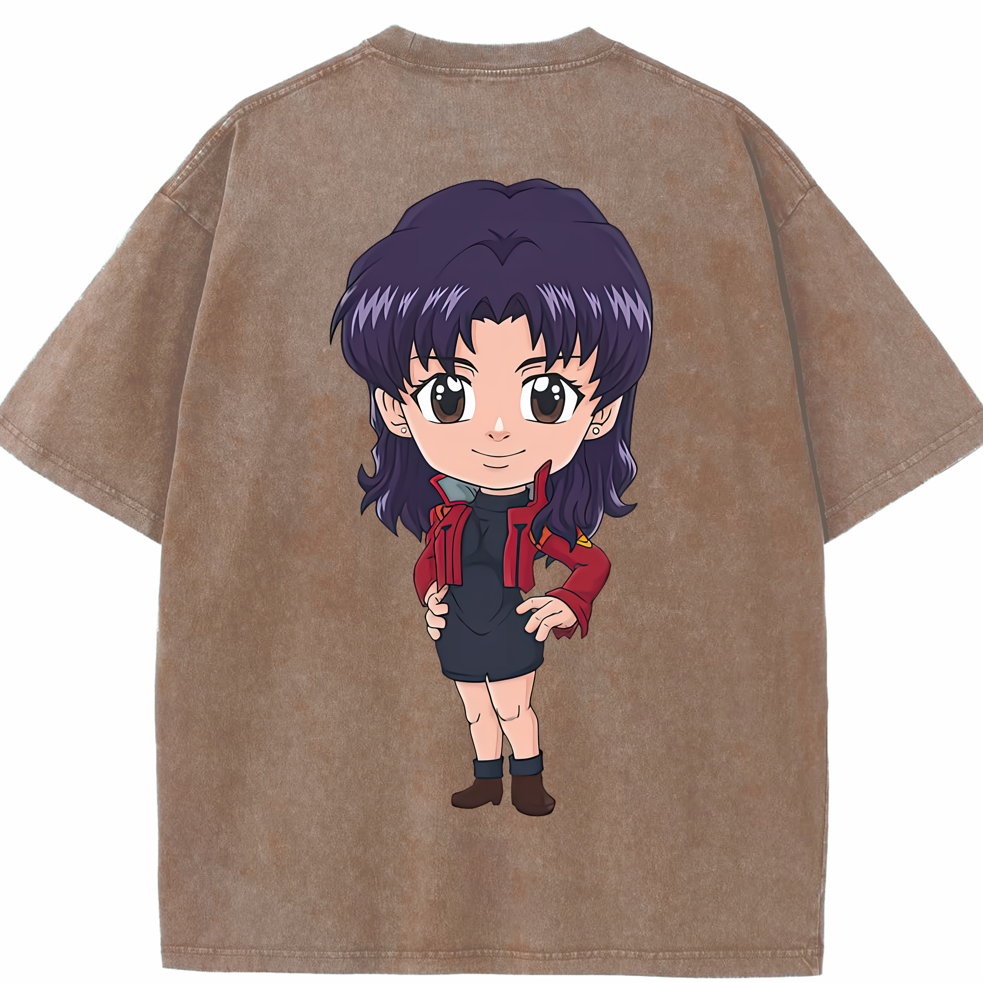 （画像用） EVA 新世紀エヴァンゲリオン 綿100% ヴィンテージ風 半袖Tシャツ（背面プリント）
