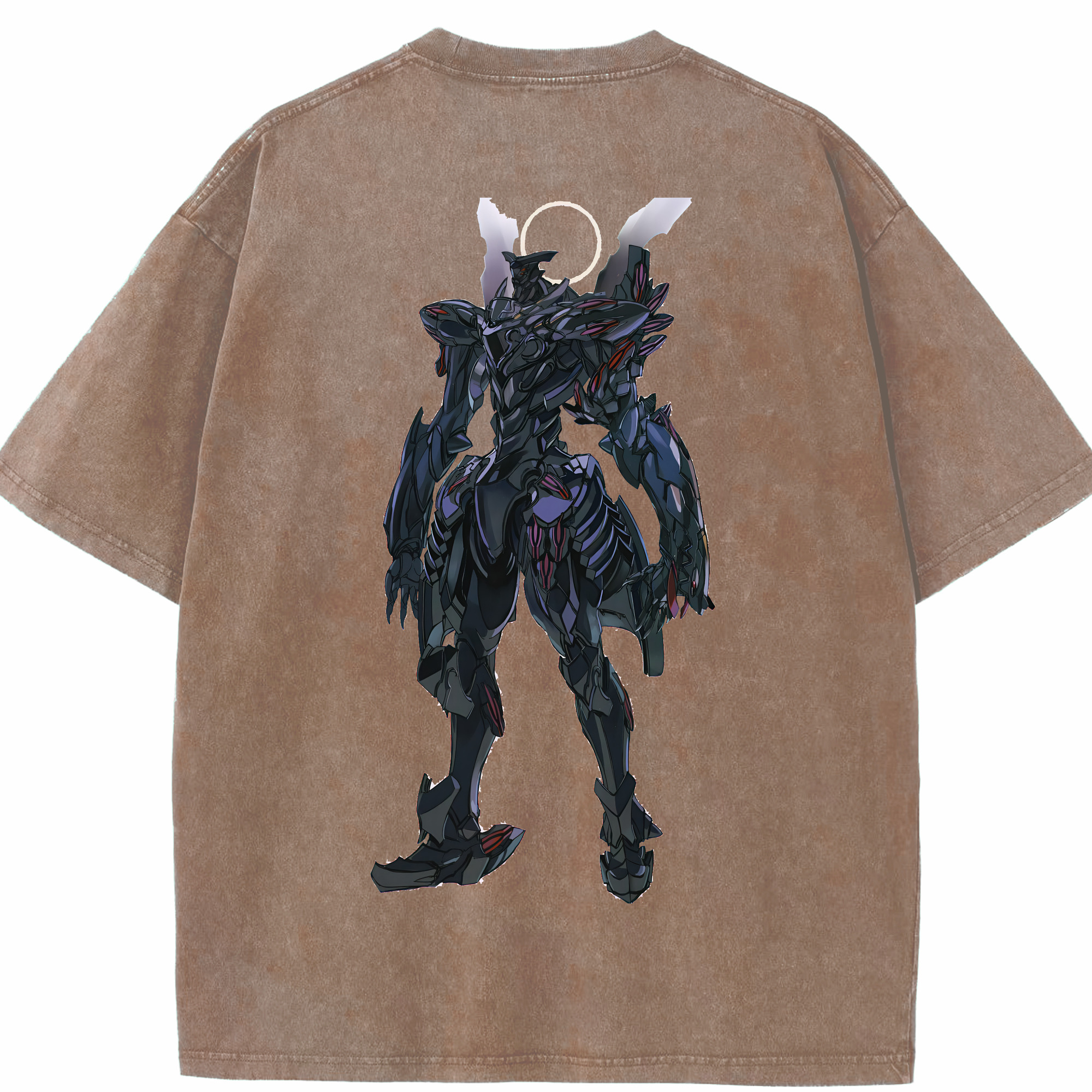 （画像用） EVA 新世紀エヴァンゲリオン 綿100% ヴィンテージ風 半袖Tシャツ（背面プリント）