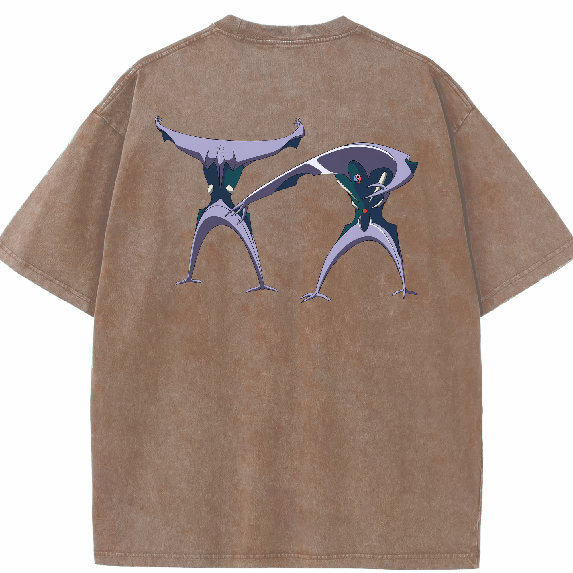 （画像用） EVA 新世紀エヴァンゲリオン 綿100% ヴィンテージ風 半袖Tシャツ（背面プリント）