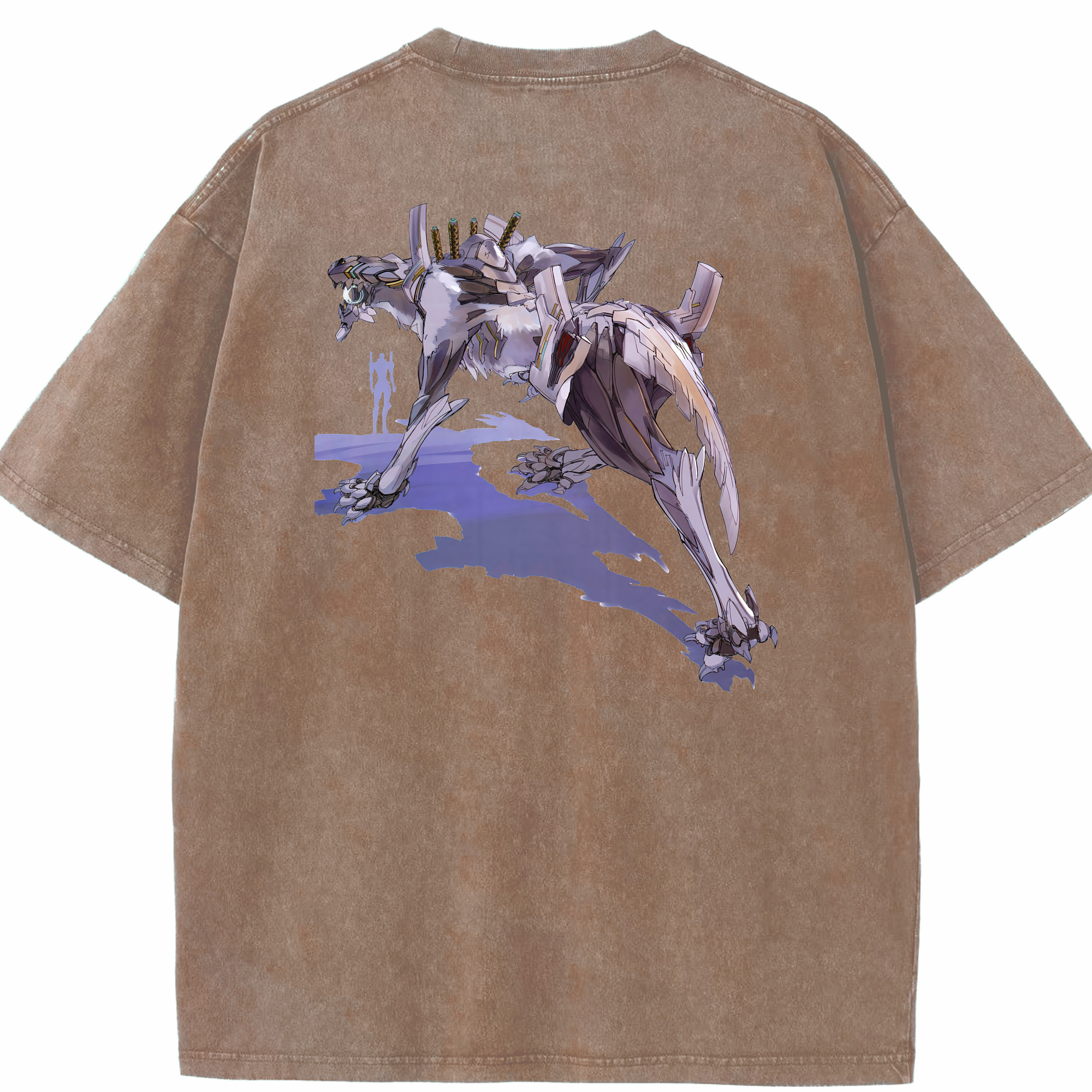 （画像用） EVA 新世紀エヴァンゲリオン 綿100% ヴィンテージ風 半袖Tシャツ（背面プリント）