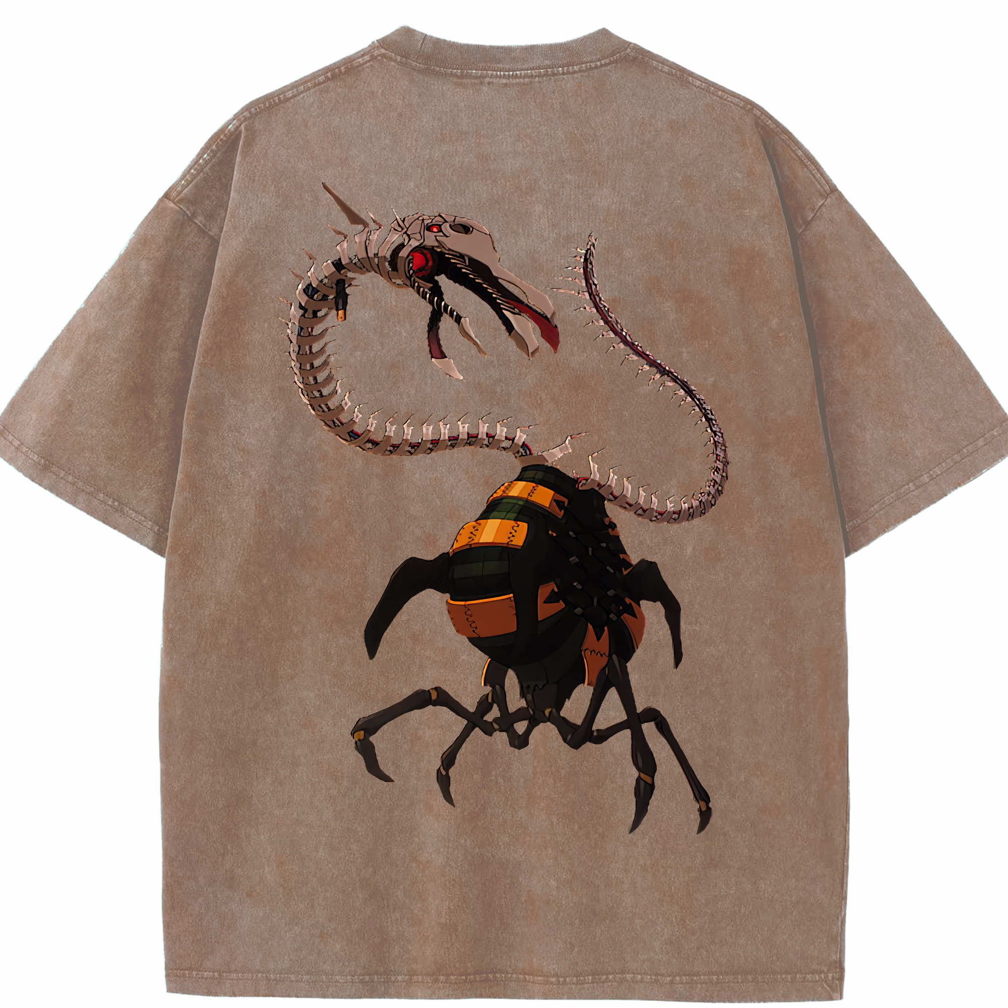 （画像用） EVA 新世紀エヴァンゲリオン 綿100% ヴィンテージ風 半袖Tシャツ（背面プリント）
