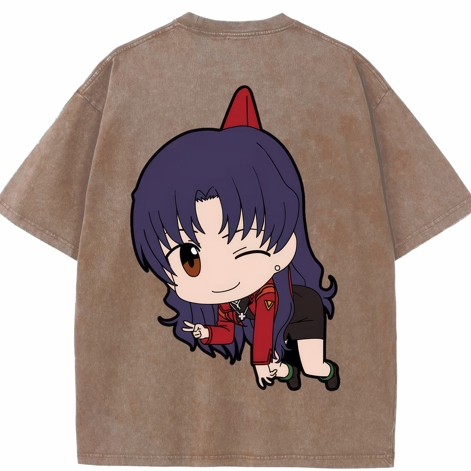 （画像用） EVA 新世紀エヴァンゲリオン 綿100% ヴィンテージ風 半袖Tシャツ（背面プリント）