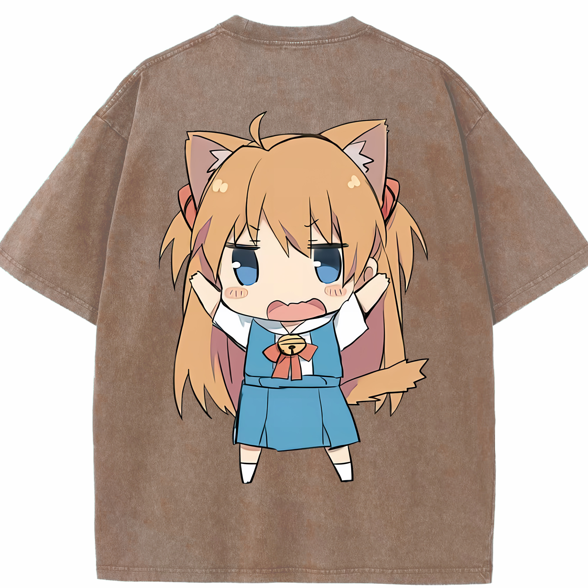 （画像用） EVA 新世紀エヴァンゲリオン 綿100% ヴィンテージ風 半袖Tシャツ（背面プリント）