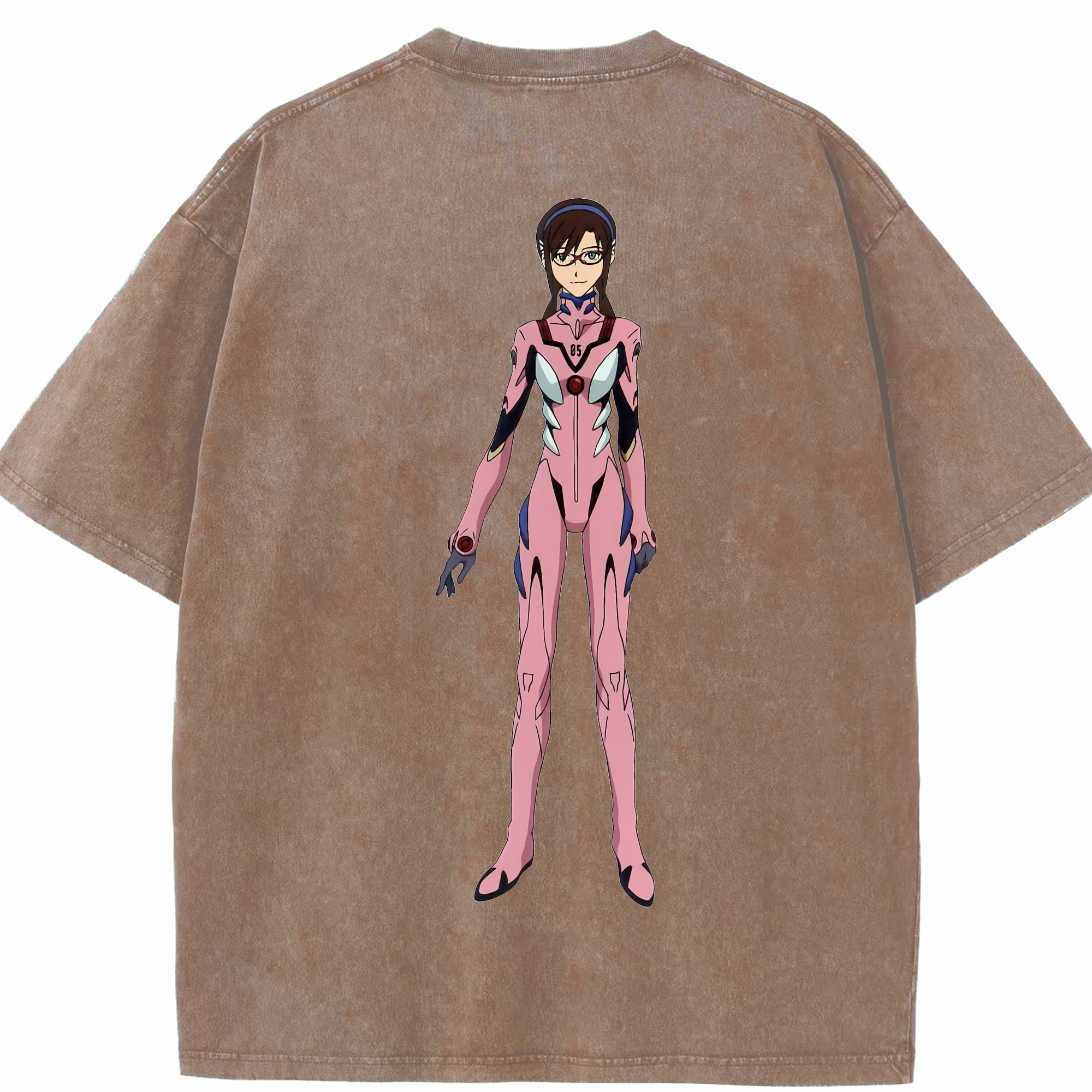 （画像用） EVA 新世紀エヴァンゲリオン 綿100% ヴィンテージ風 半袖Tシャツ（背面プリント）
