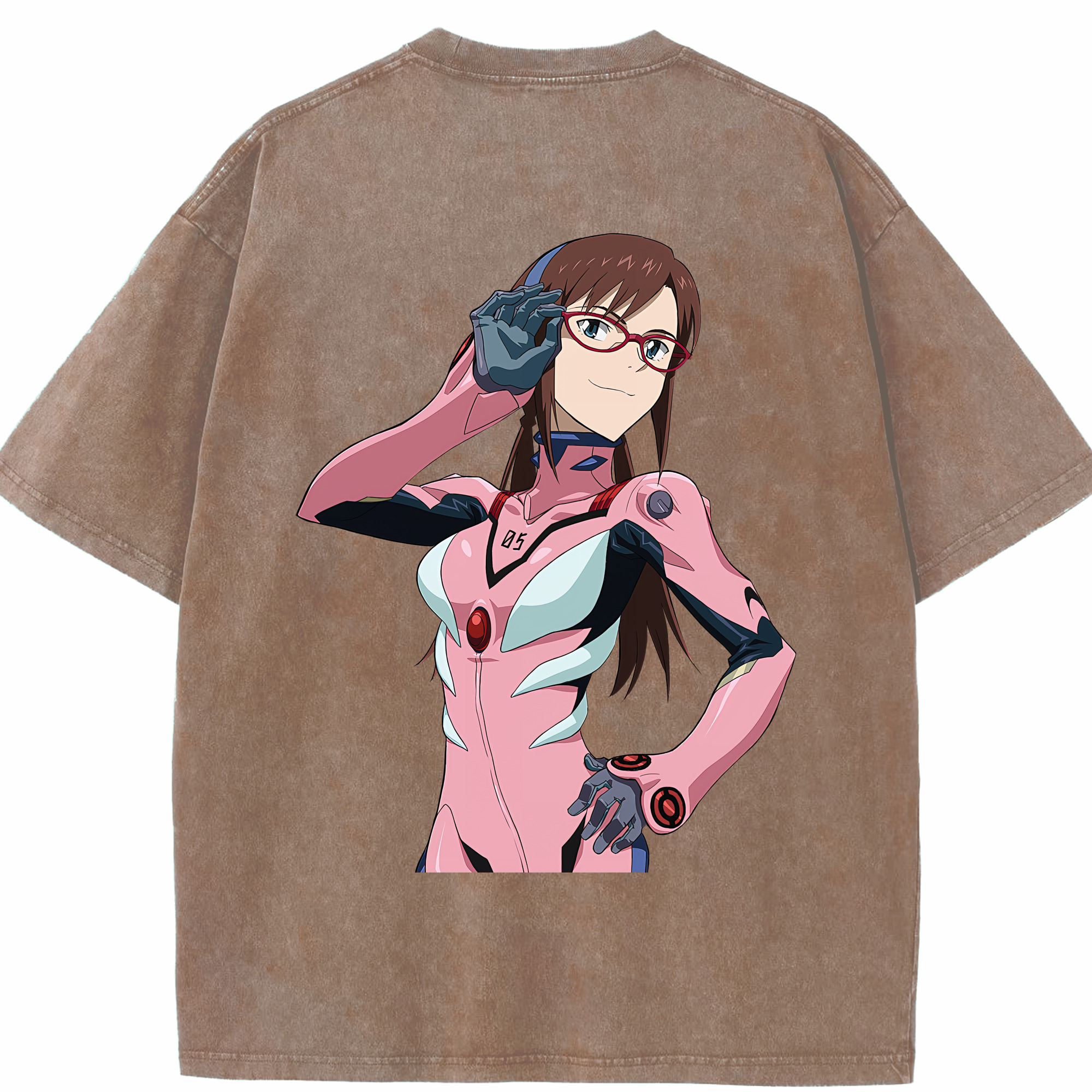 （画像用） EVA 新世紀エヴァンゲリオン 綿100% ヴィンテージ風 半袖Tシャツ（背面プリント）
