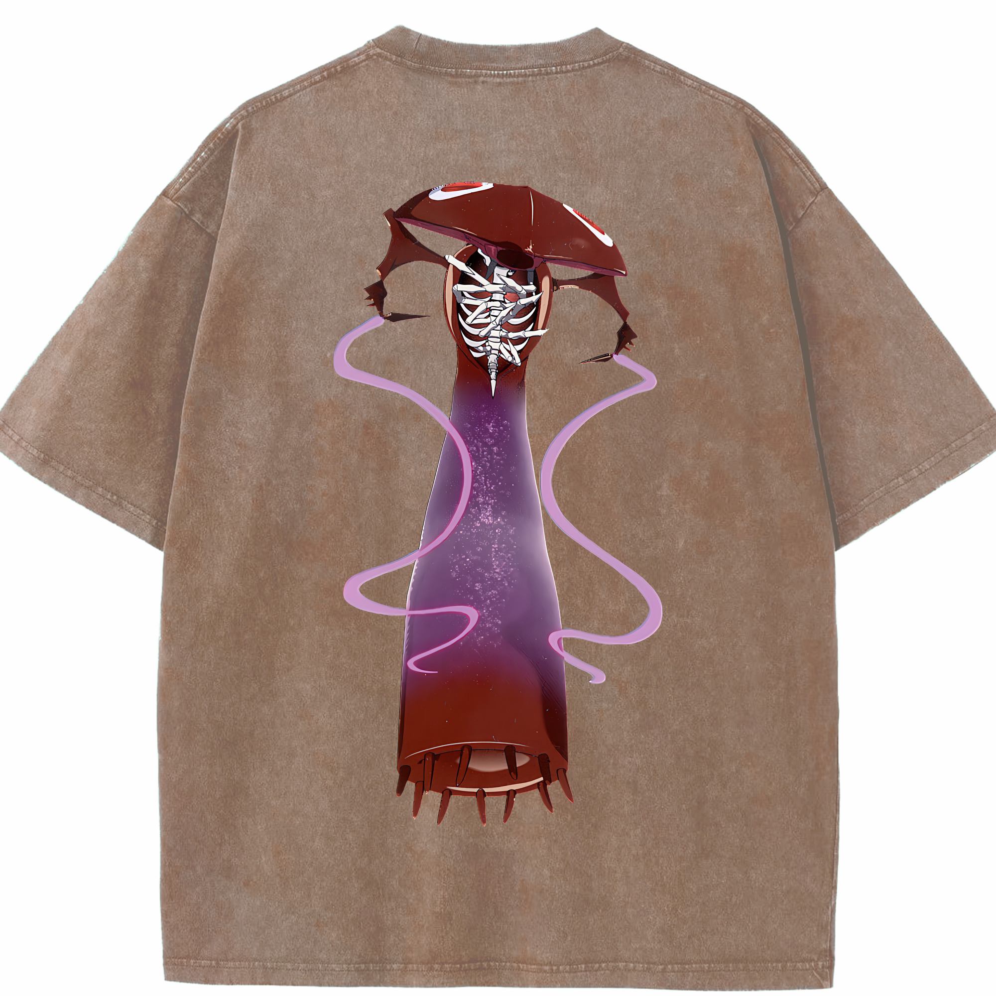 （画像用） EVA 新世紀エヴァンゲリオン 綿100% ヴィンテージ風 半袖Tシャツ（背面プリント）