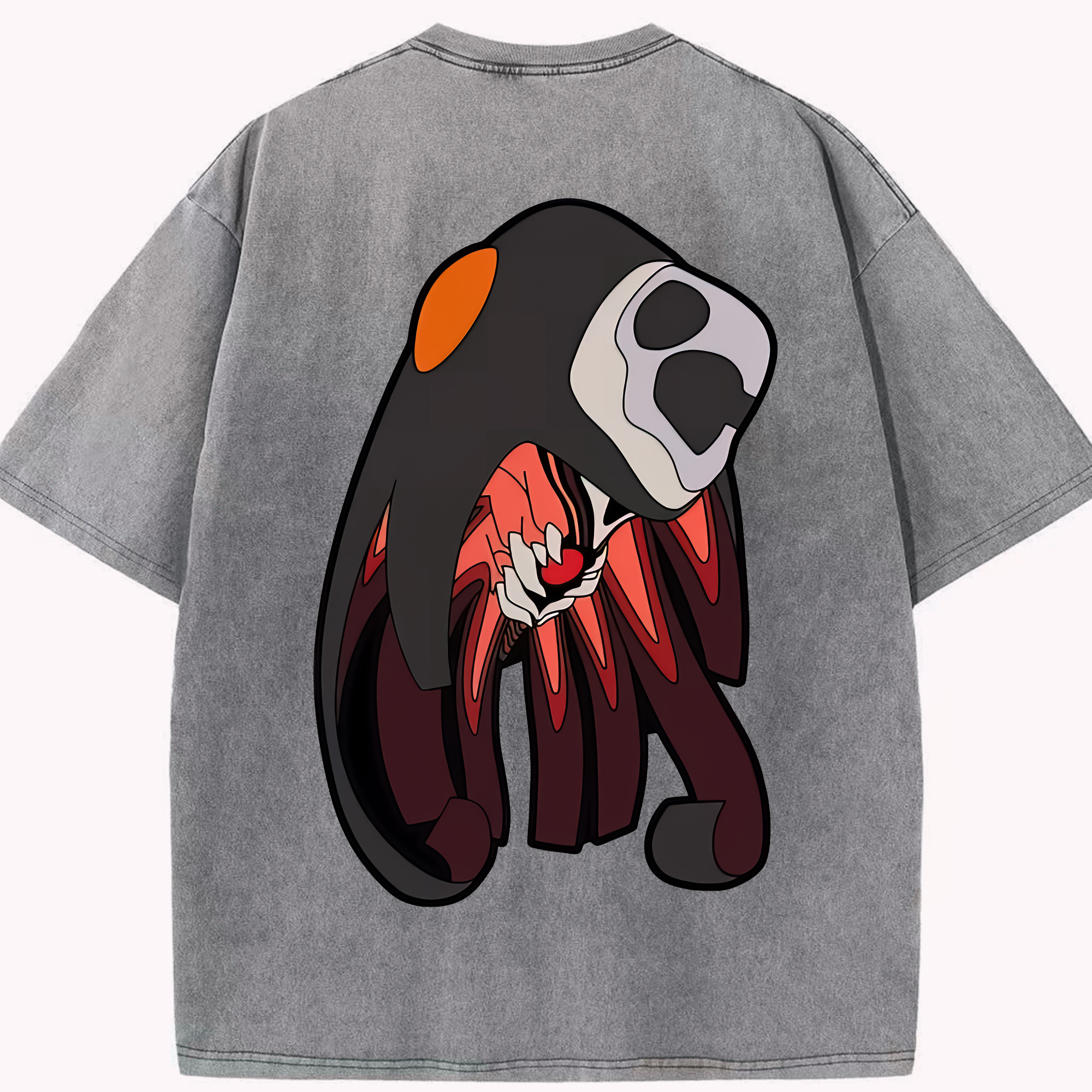 （画像用） EVA 新世紀エヴァンゲリオン 綿100% ヴィンテージ風 半袖Tシャツ（背面プリント）