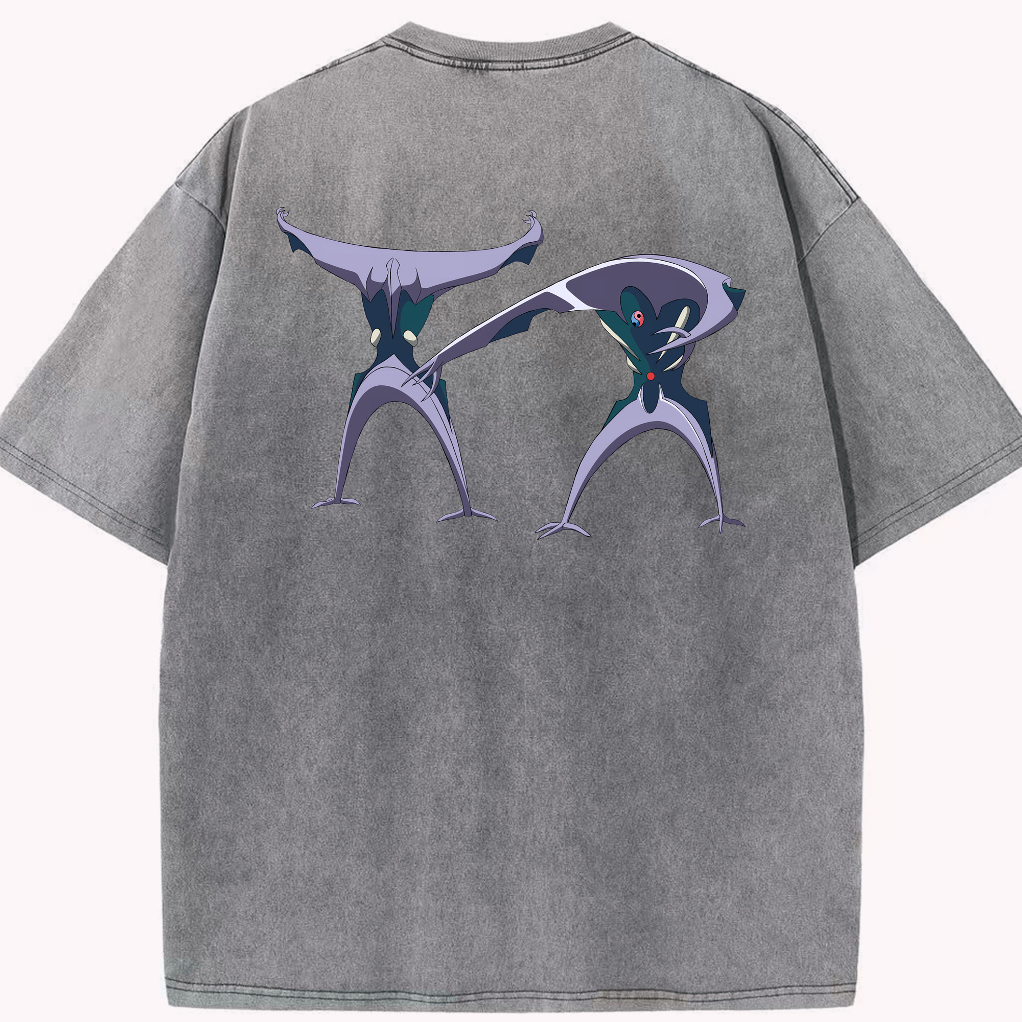 （画像用） EVA 新世紀エヴァンゲリオン 綿100% ヴィンテージ風 半袖Tシャツ（背面プリント）