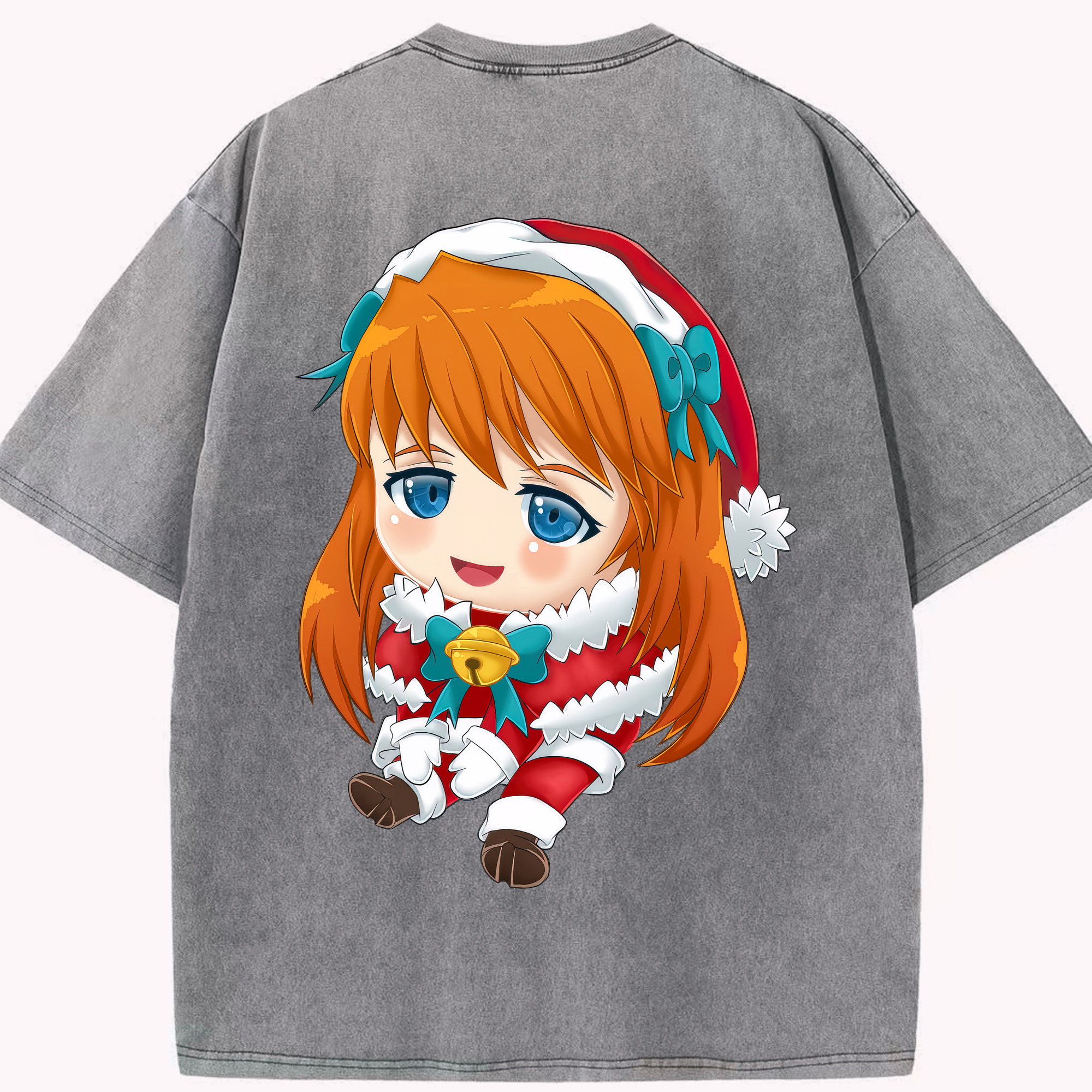 （画像用） EVA 新世紀エヴァンゲリオン 綿100% ヴィンテージ風 半袖Tシャツ（背面プリント）