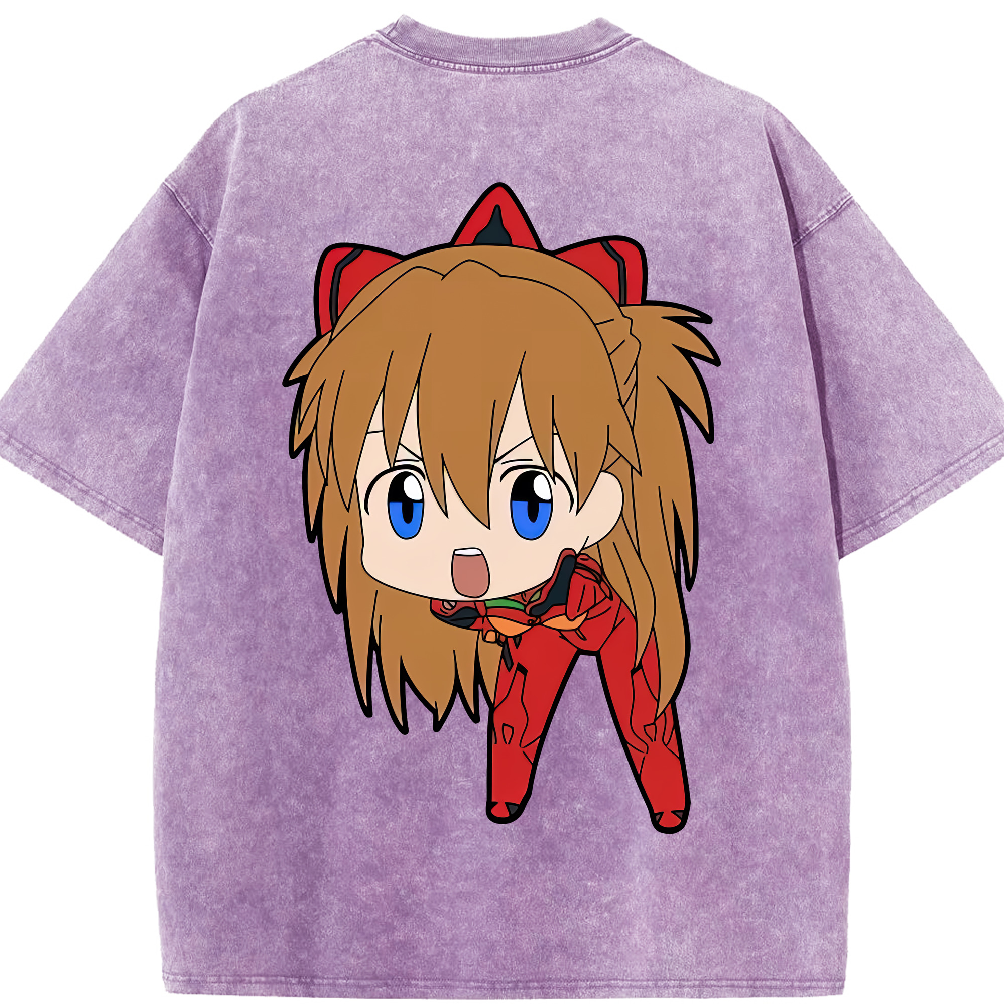 （画像用） EVA 新世紀エヴァンゲリオン 綿100% ヴィンテージ風 半袖Tシャツ（背面プリント）