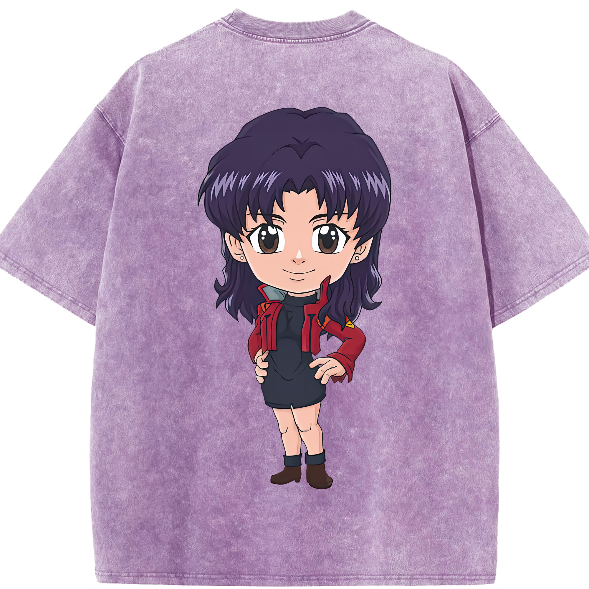 （画像用） EVA 新世紀エヴァンゲリオン 綿100% ヴィンテージ風 半袖Tシャツ（背面プリント）