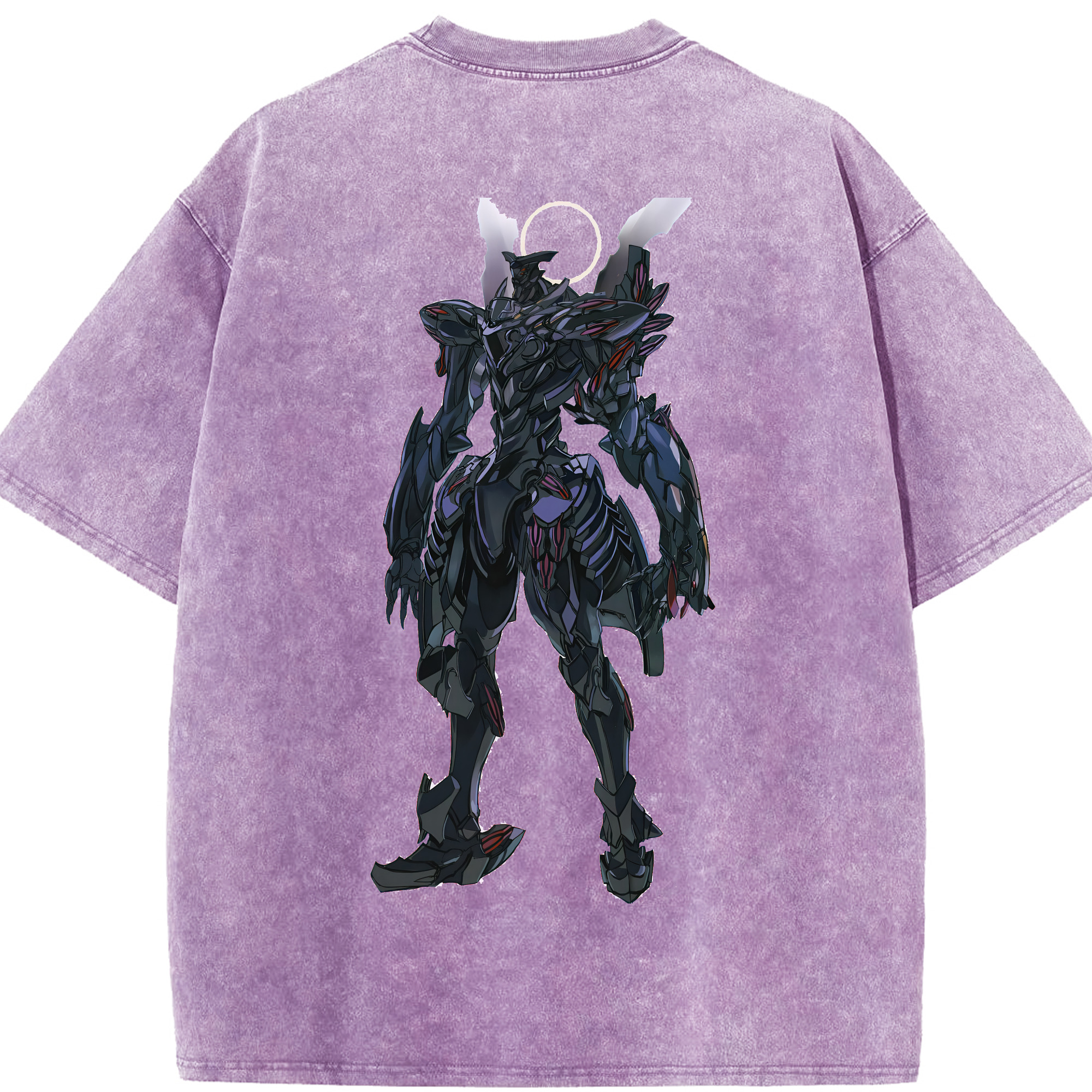 （画像用） EVA 新世紀エヴァンゲリオン 綿100% ヴィンテージ風 半袖Tシャツ（背面プリント）