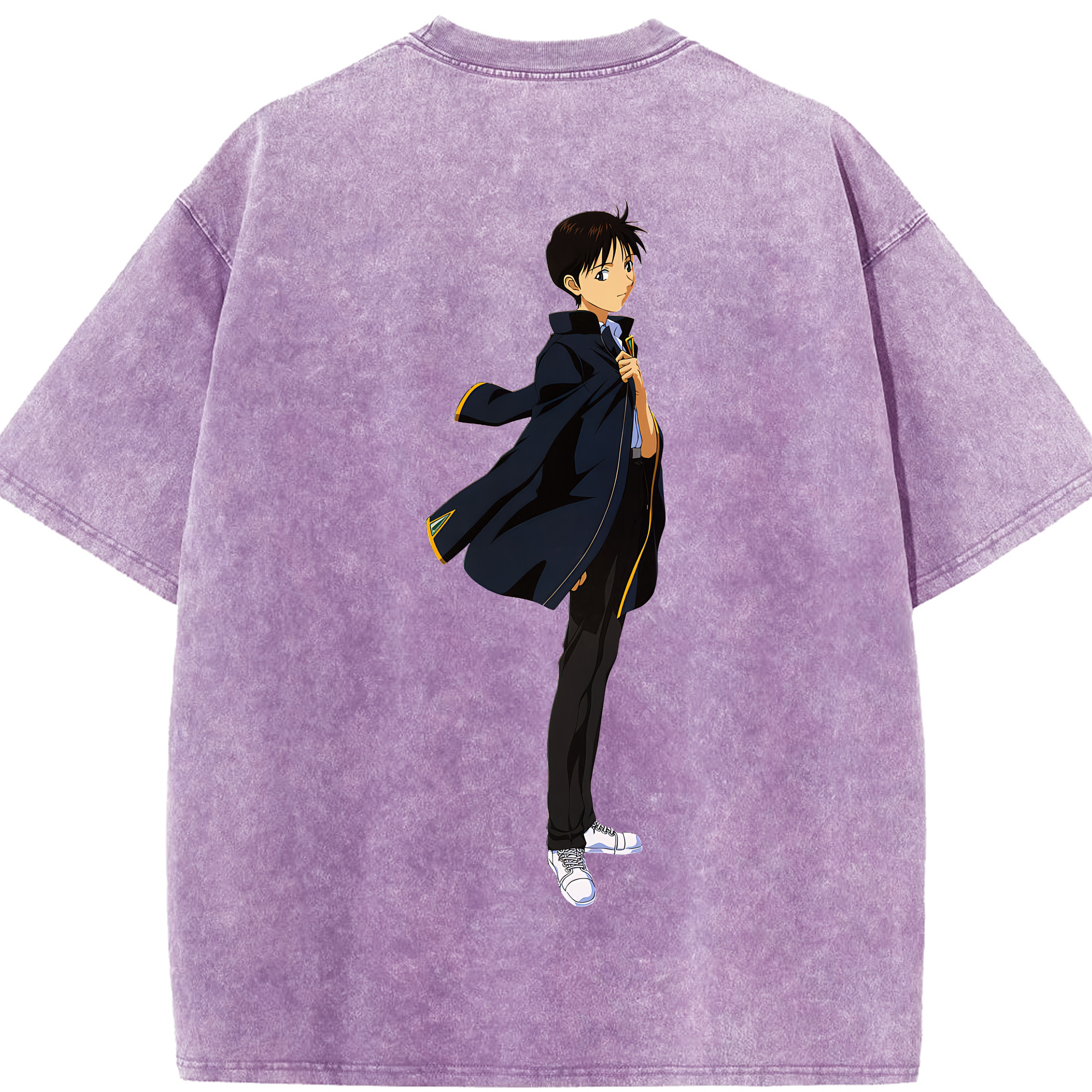 （画像用） EVA 新世紀エヴァンゲリオン 綿100% ヴィンテージ風 半袖Tシャツ（背面プリント）