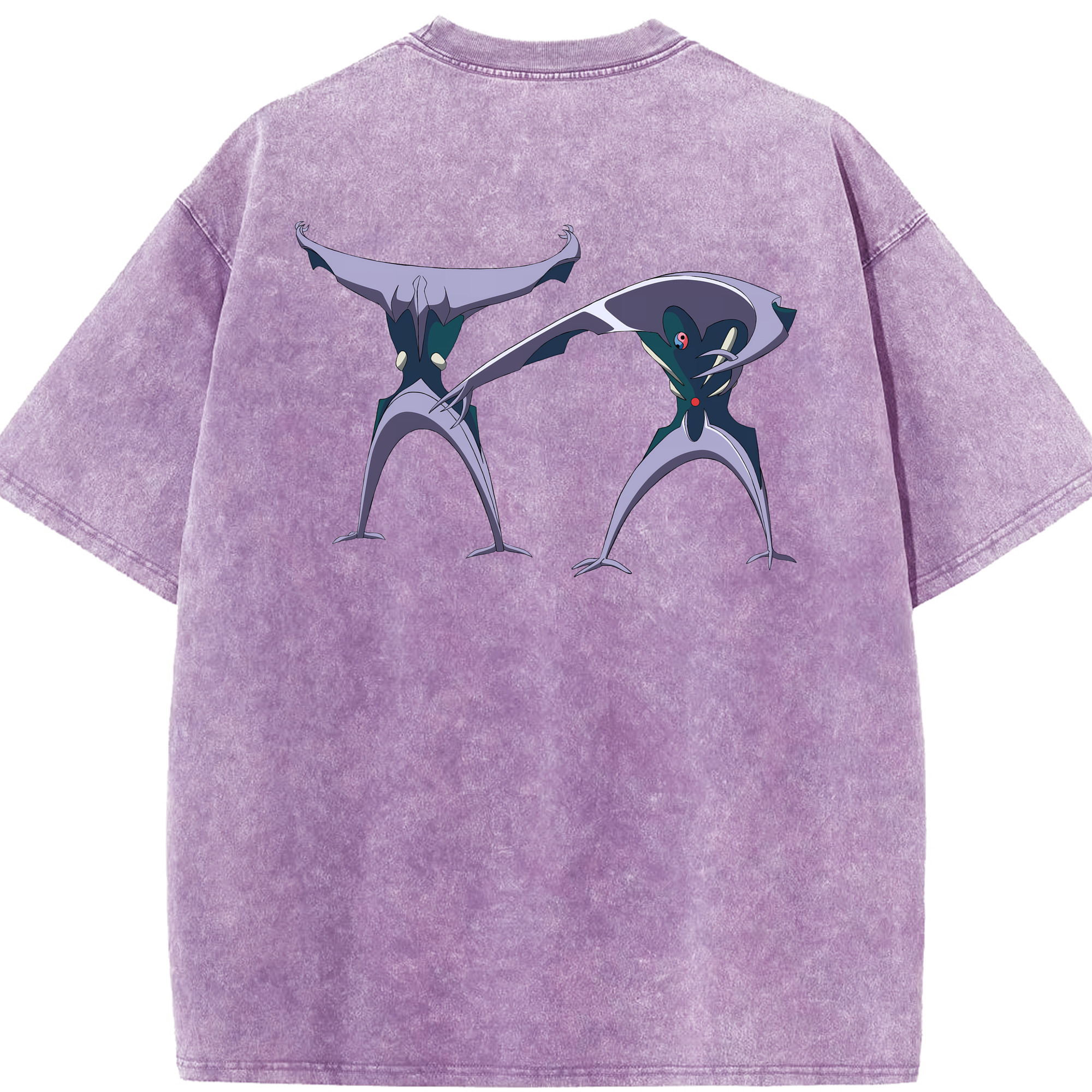（画像用） EVA 新世紀エヴァンゲリオン 綿100% ヴィンテージ風 半袖Tシャツ（背面プリント）