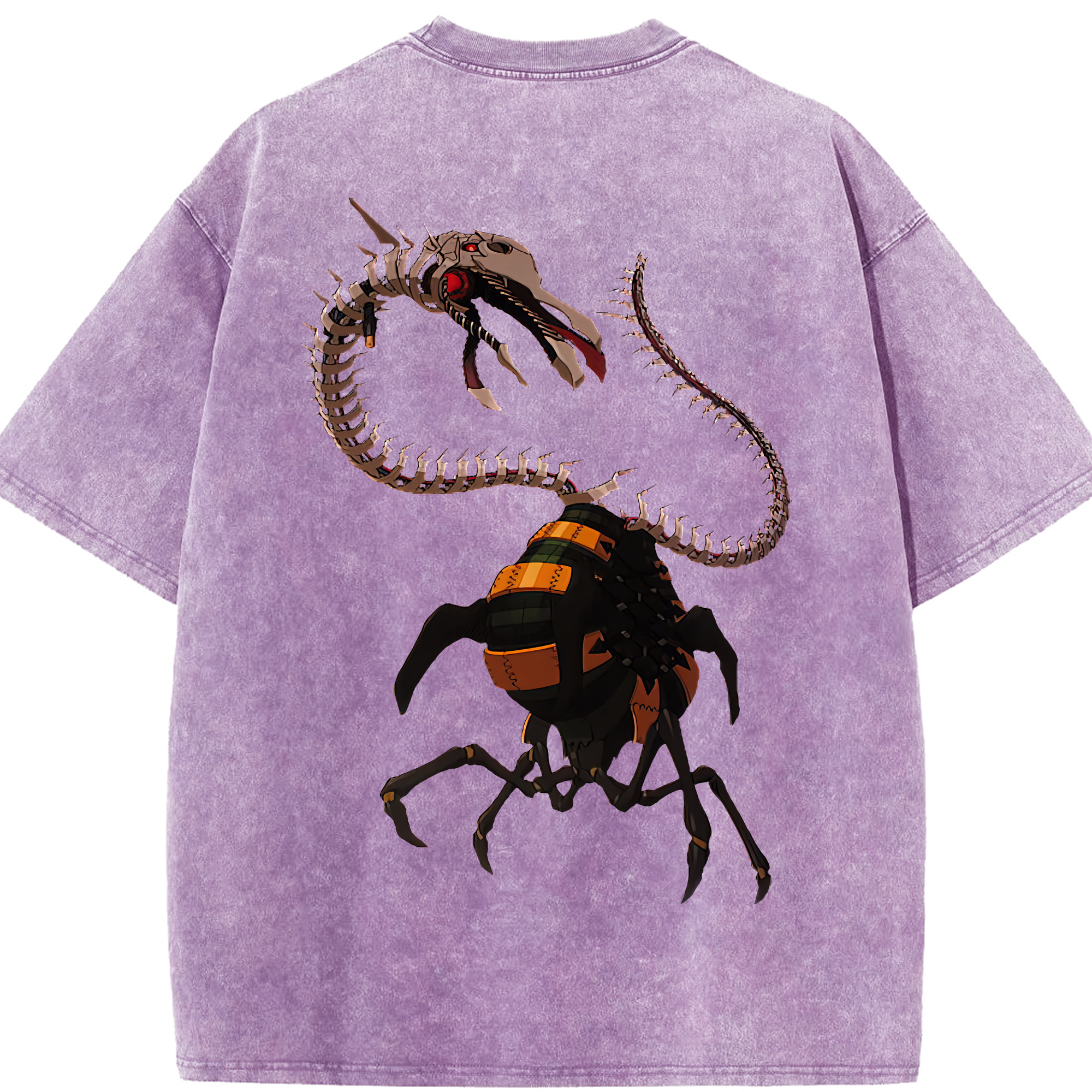 （画像用） EVA 新世紀エヴァンゲリオン 綿100% ヴィンテージ風 半袖Tシャツ（背面プリント）