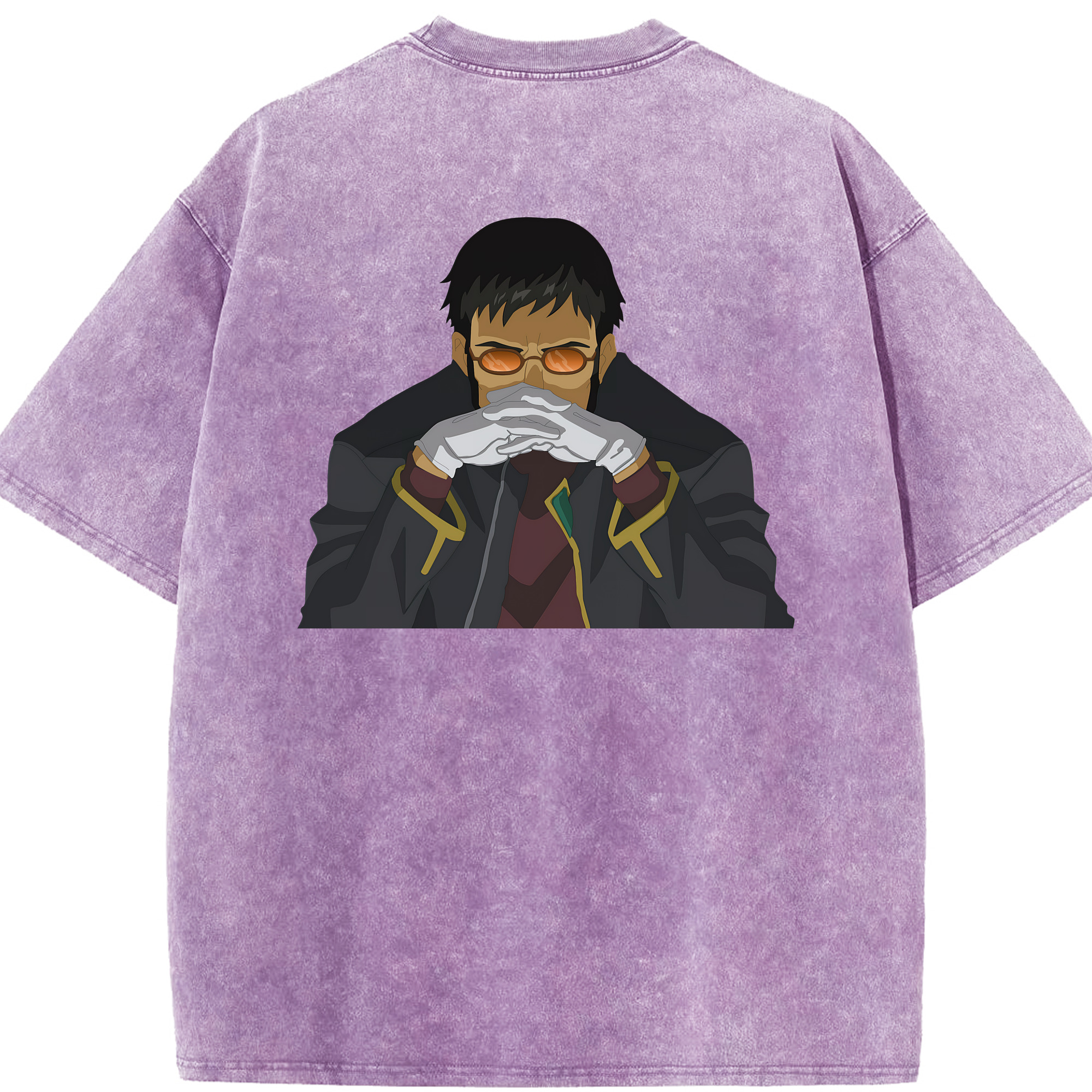 （画像用） EVA 新世紀エヴァンゲリオン 綿100% ヴィンテージ風 半袖Tシャツ（背面プリント）