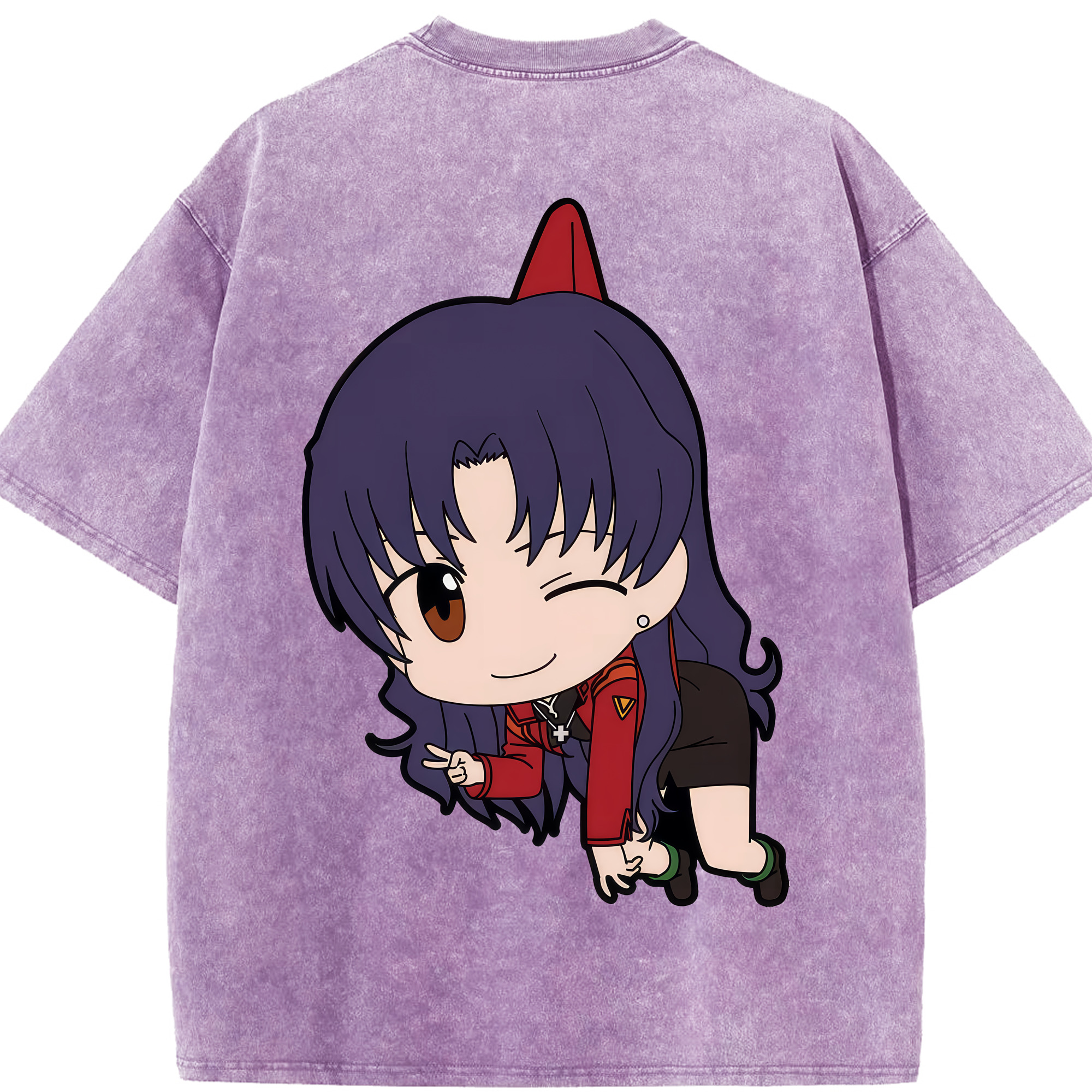 （画像用） EVA 新世紀エヴァンゲリオン 綿100% ヴィンテージ風 半袖Tシャツ（背面プリント）