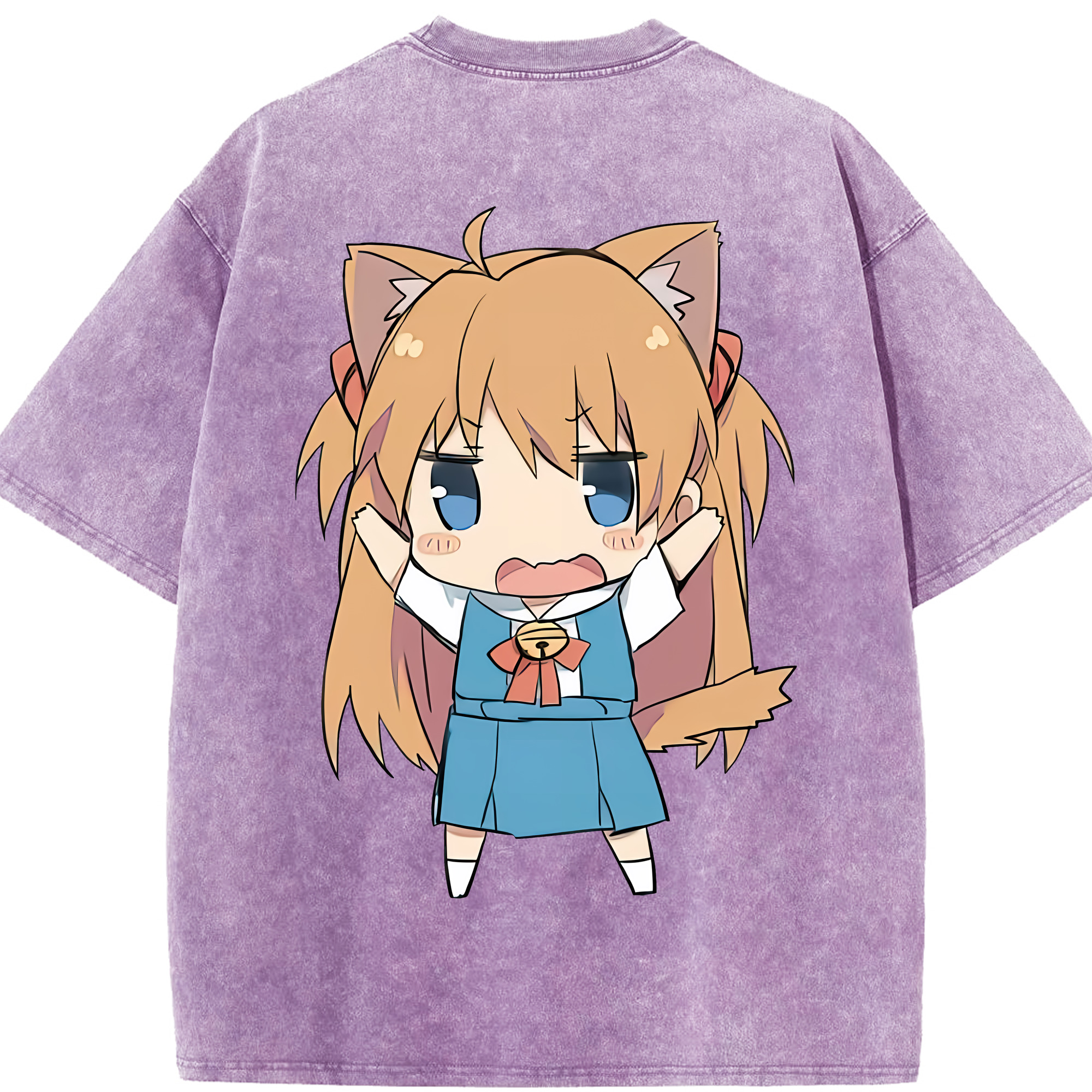 （画像用） EVA 新世紀エヴァンゲリオン 綿100% ヴィンテージ風 半袖Tシャツ（背面プリント）
