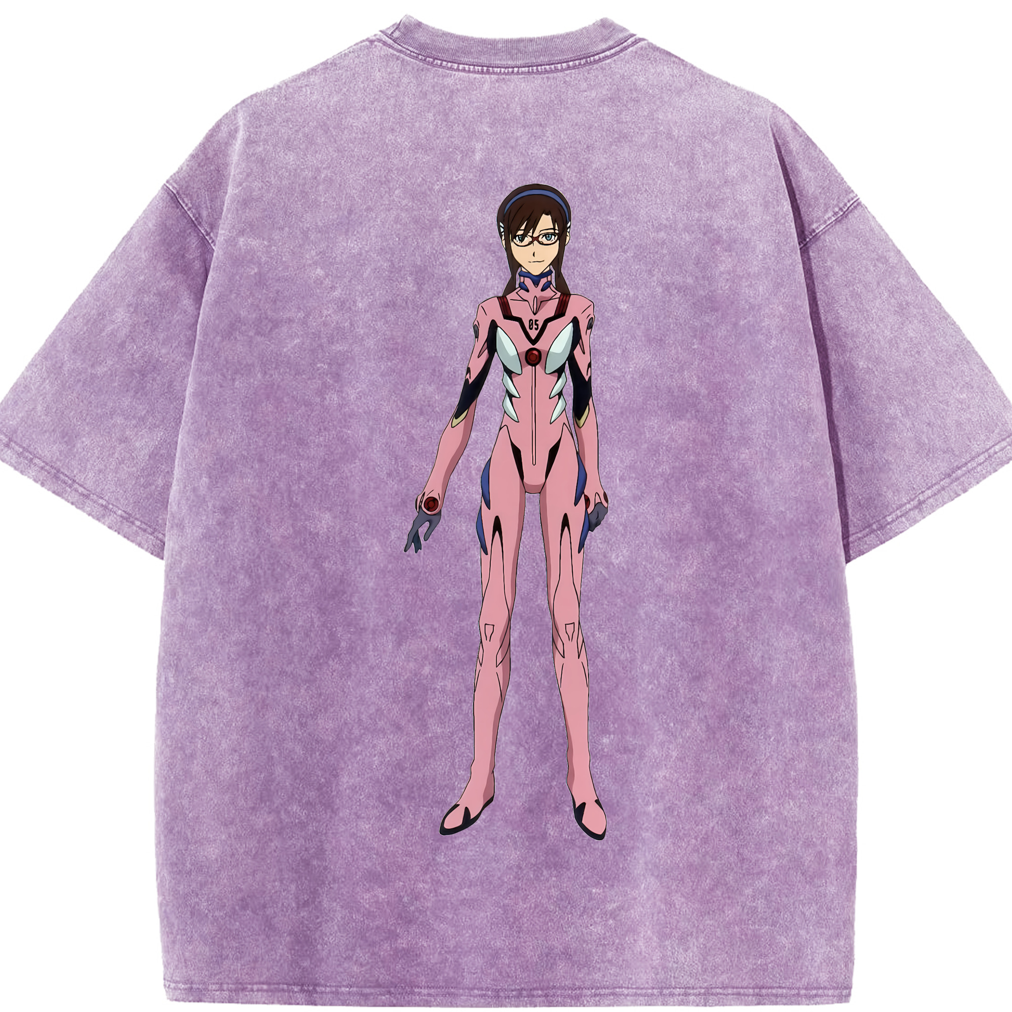 （画像用） EVA 新世紀エヴァンゲリオン 綿100% ヴィンテージ風 半袖Tシャツ（背面プリント）
