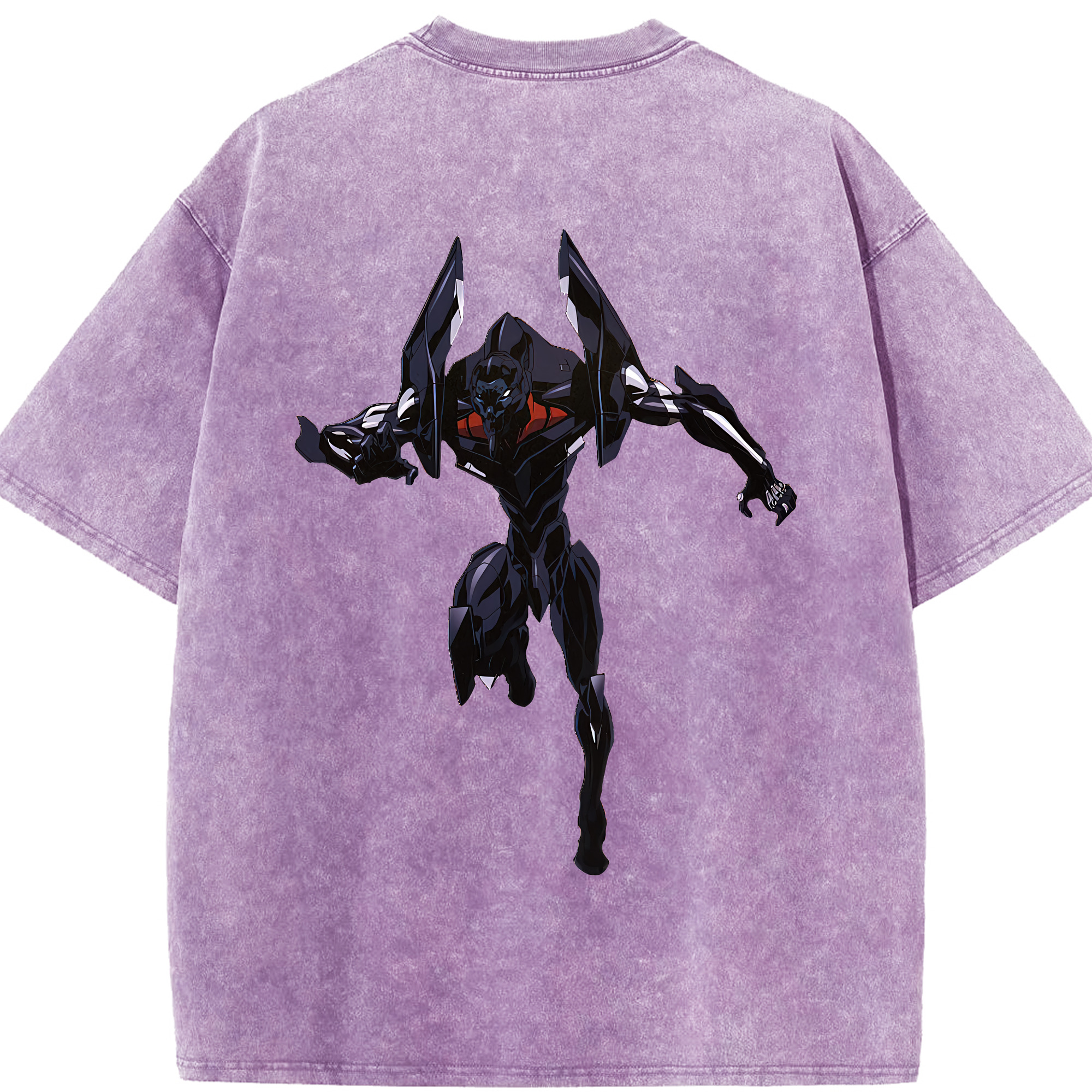 （画像用） EVA 新世紀エヴァンゲリオン 綿100% ヴィンテージ風 半袖Tシャツ（背面プリント）