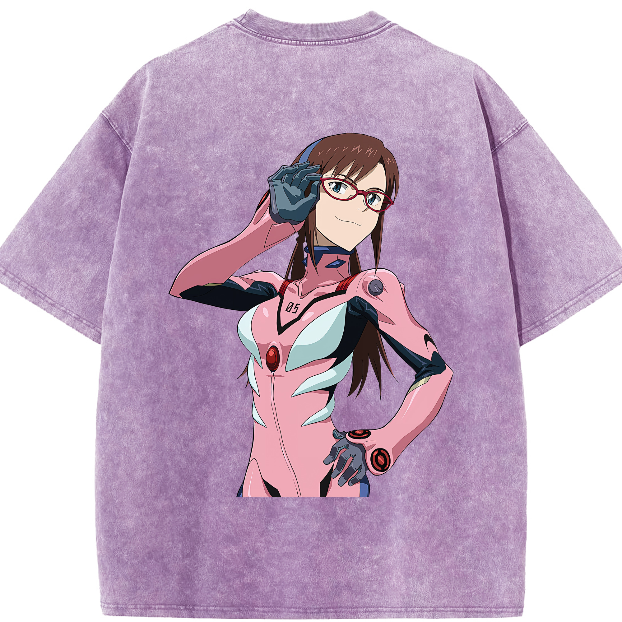（画像用） EVA 新世紀エヴァンゲリオン 綿100% ヴィンテージ風 半袖Tシャツ（背面プリント）