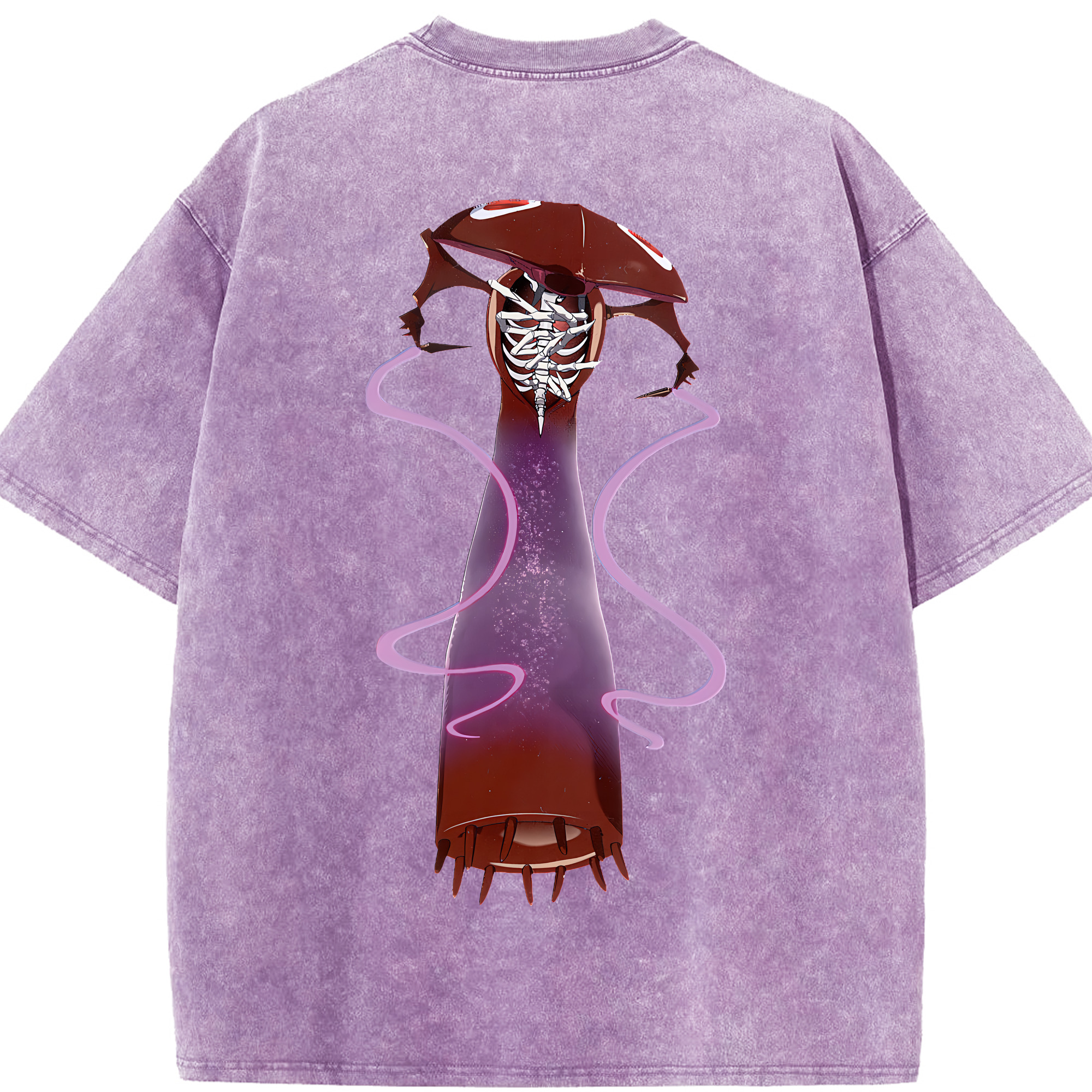 （画像用） EVA 新世紀エヴァンゲリオン 綿100% ヴィンテージ風 半袖Tシャツ（背面プリント）