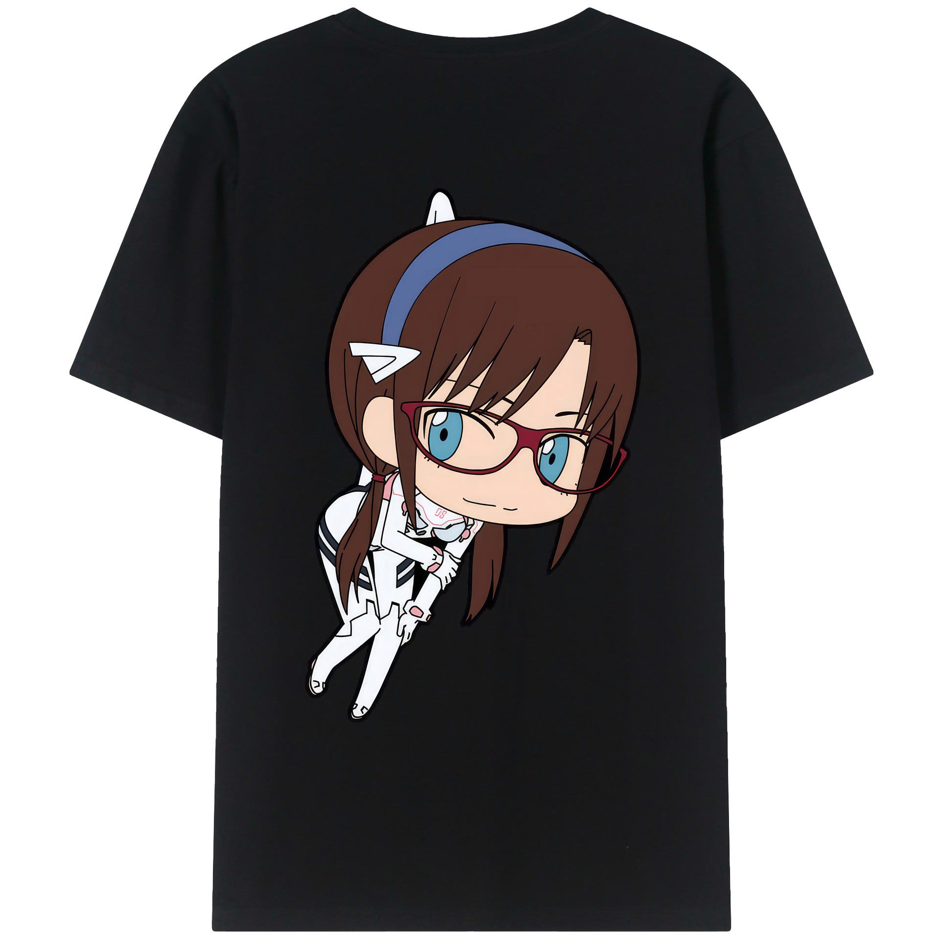 （画像用） EVA 新世紀エヴァンゲリオン 綿100％ メンズ半袖Tシャツ（バックプリント） 通気性