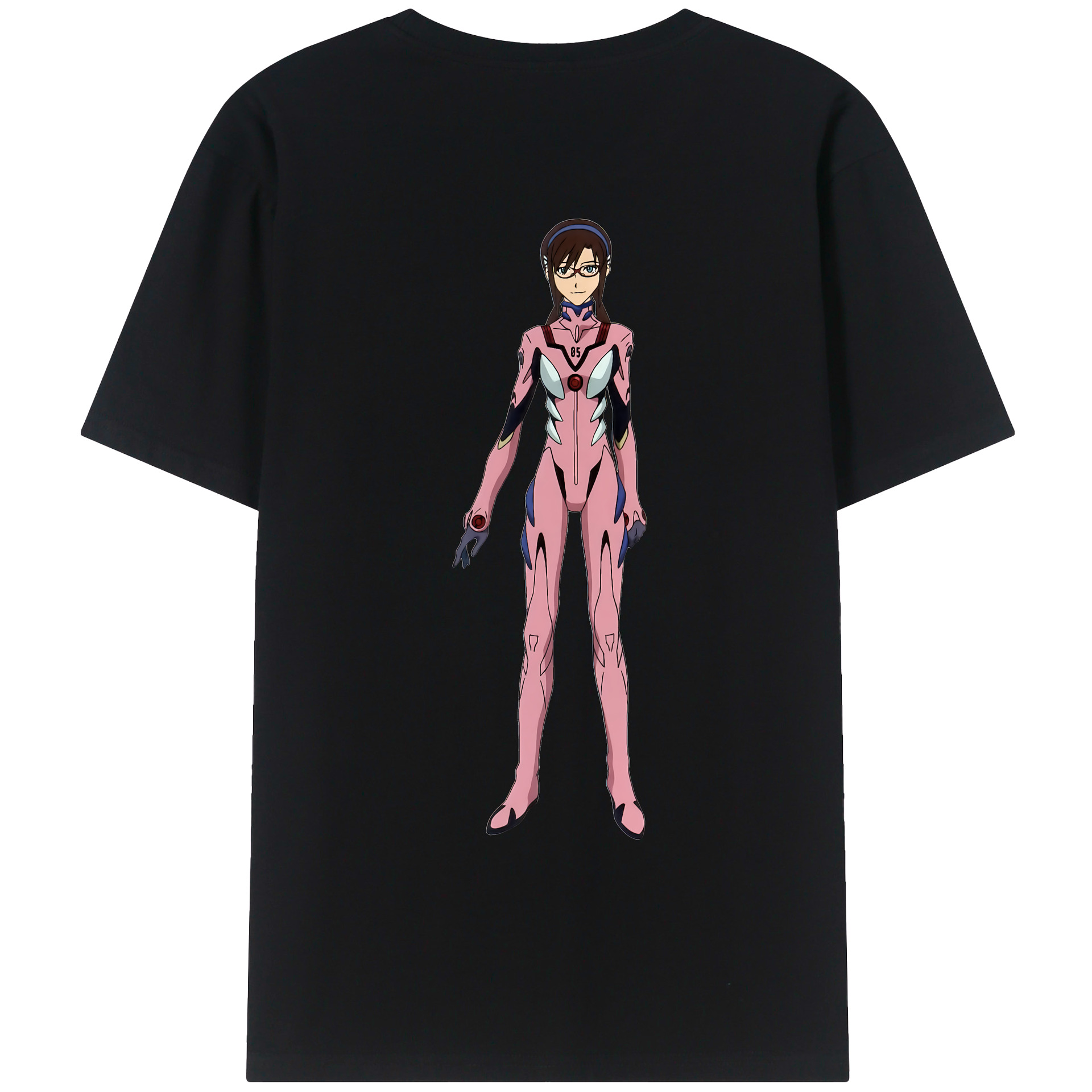 （画像用） EVA 新世紀エヴァンゲリオン 綿100％ メンズ半袖Tシャツ（バックプリント） 通気性
