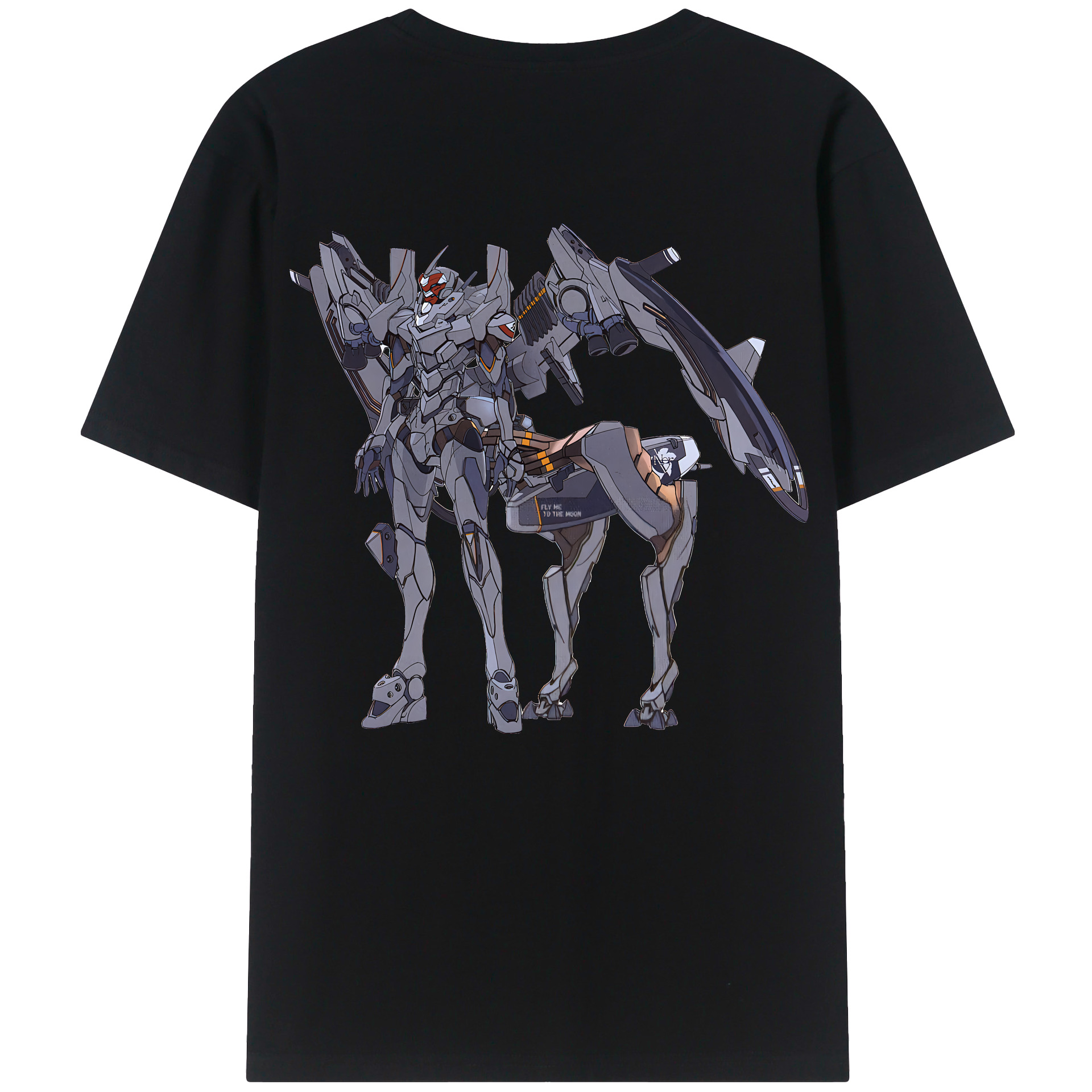（画像用） EVA 新世紀エヴァンゲリオン 綿100％ メンズ半袖Tシャツ（バックプリント） 通気性