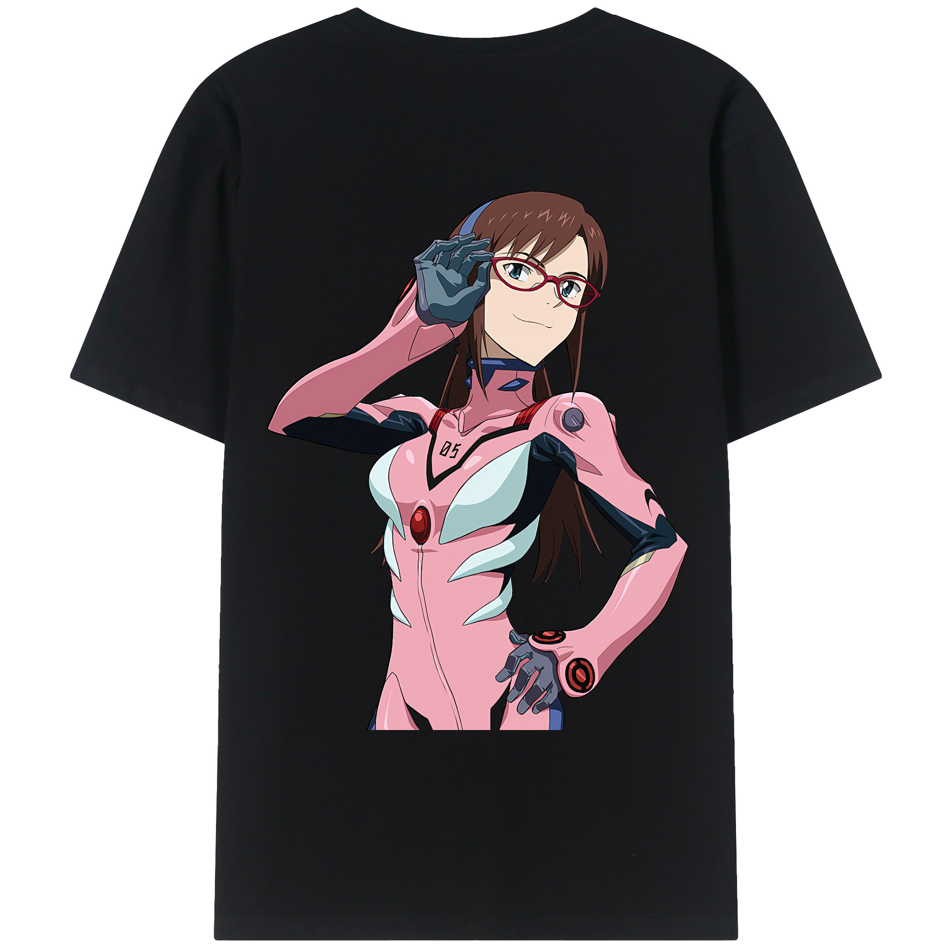 （画像用） EVA 新世紀エヴァンゲリオン 綿100％ メンズ半袖Tシャツ（バックプリント） 通気性