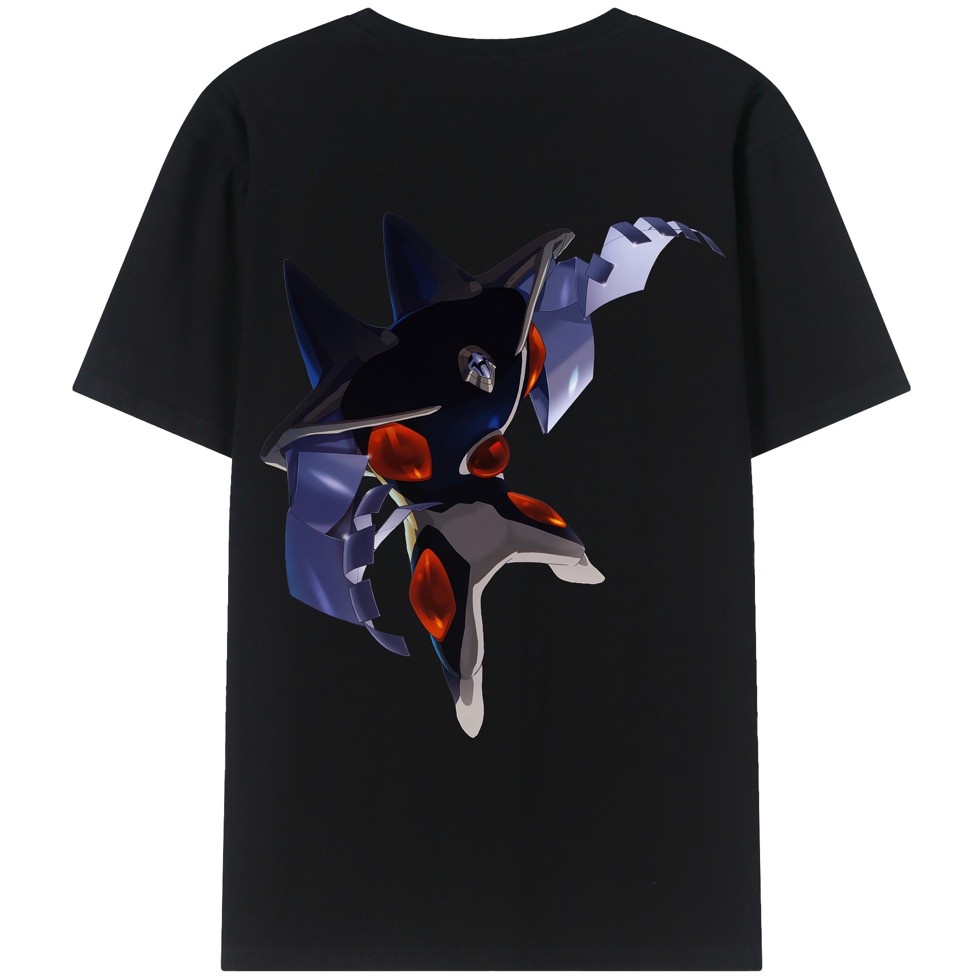 （画像用） EVA 新世紀エヴァンゲリオン 綿100％ メンズ半袖Tシャツ（バックプリント） 通気性