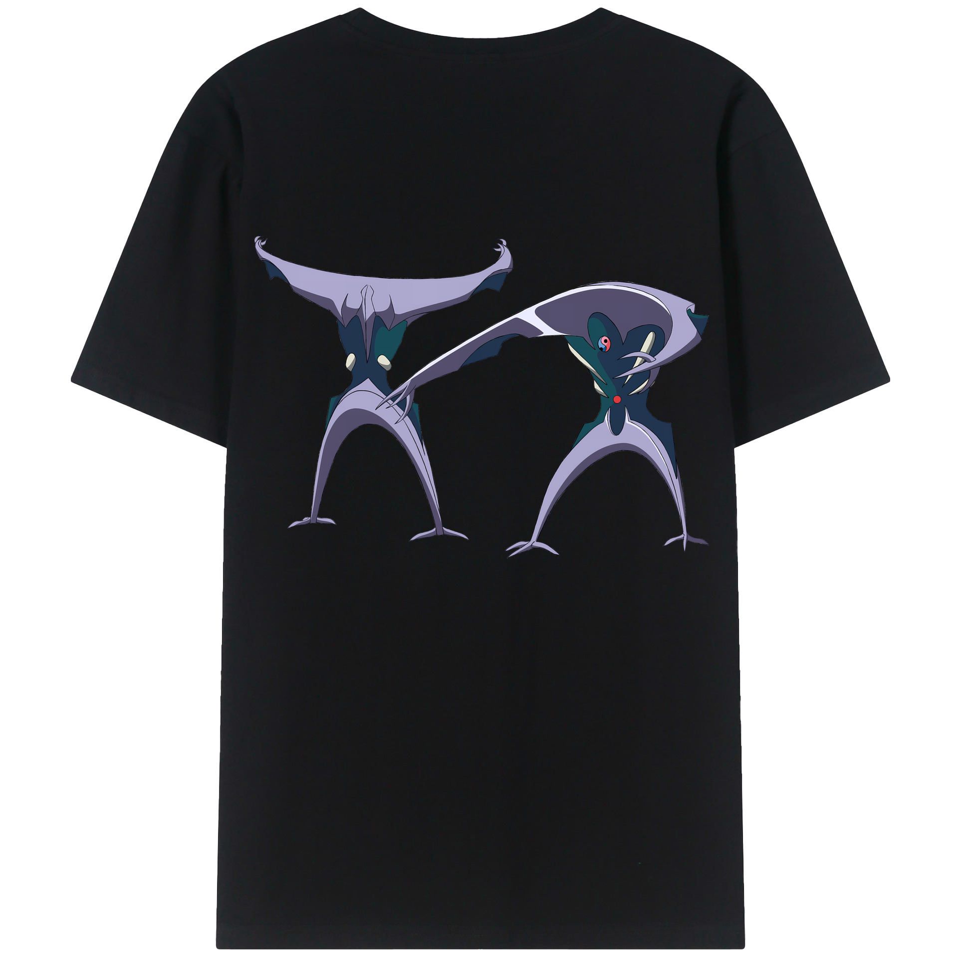 （画像用） EVA 新世紀エヴァンゲリオン 綿100％ メンズ半袖Tシャツ（バックプリント） 通気性