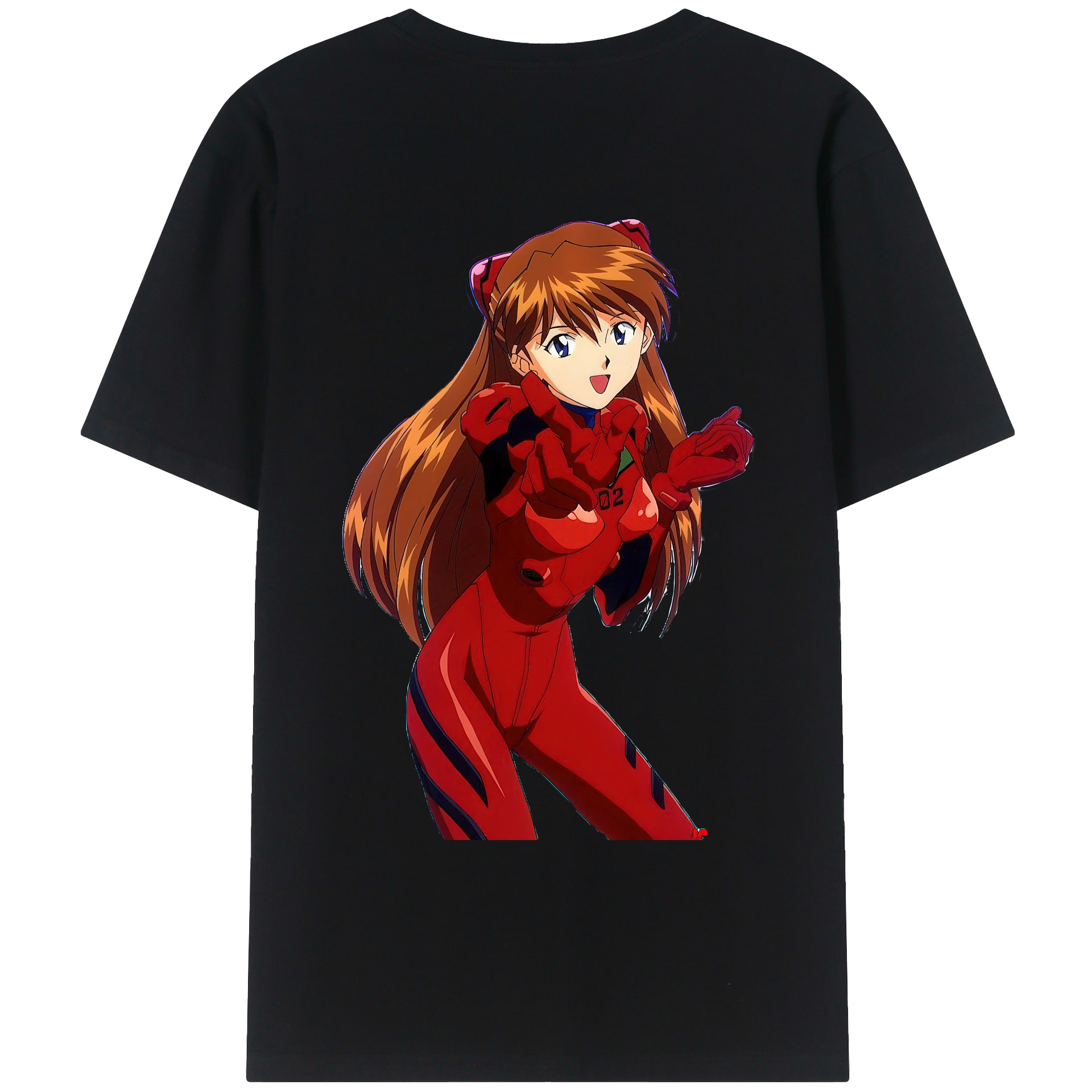 （画像用） EVA 新世紀エヴァンゲリオン 綿100％ メンズ半袖Tシャツ（バックプリント） 通気性