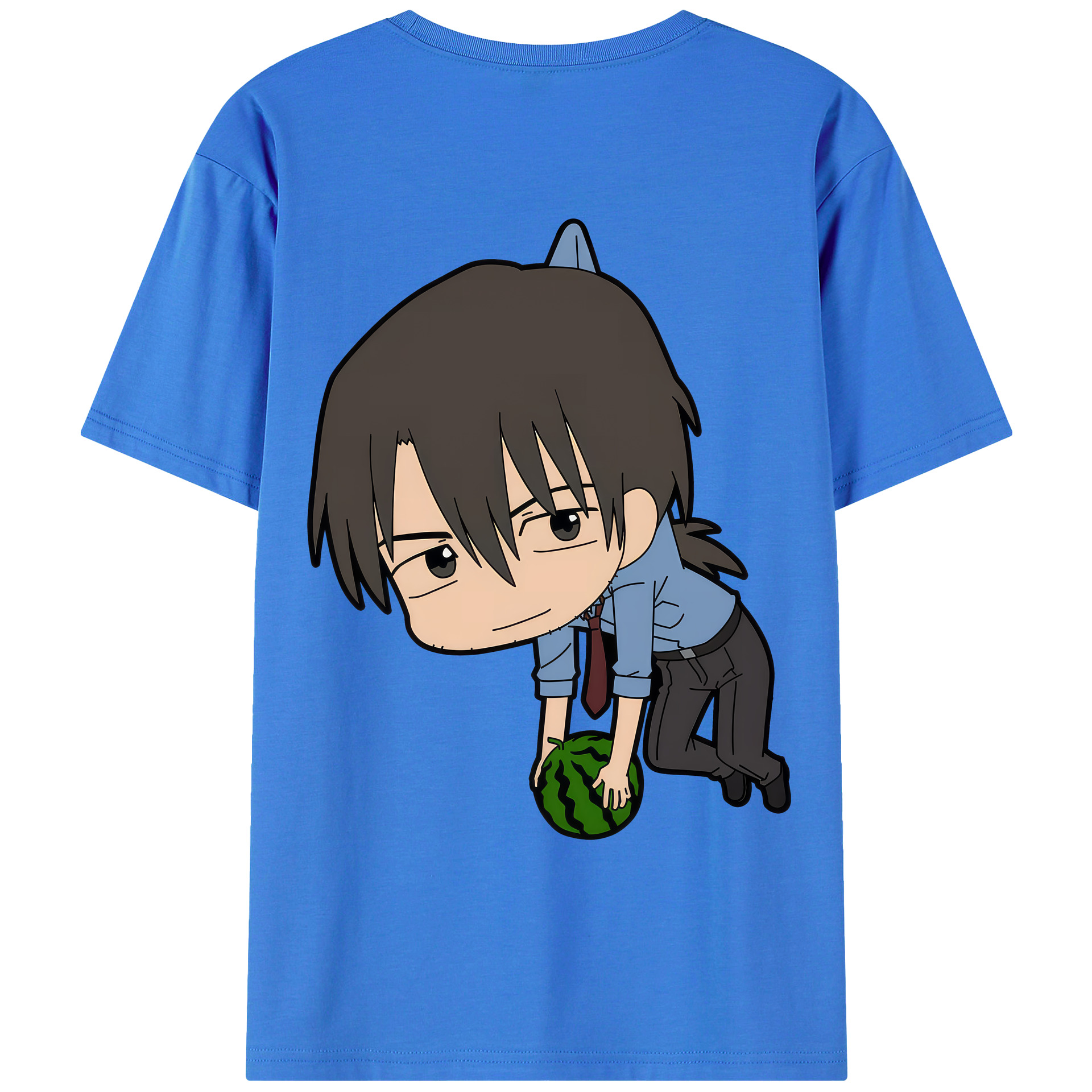 （画像用） EVA 新世紀エヴァンゲリオン 綿100％ メンズ半袖Tシャツ（バックプリント） 通気性