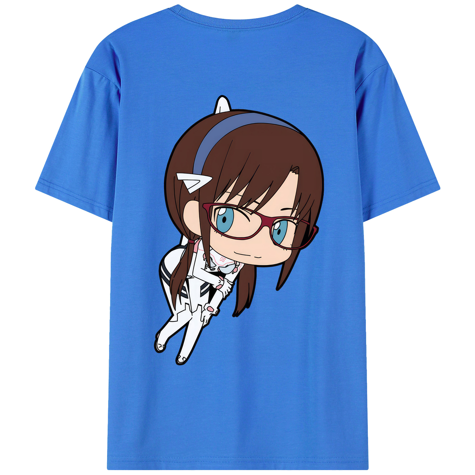 （画像用） EVA 新世紀エヴァンゲリオン 綿100％ メンズ半袖Tシャツ（バックプリント） 通気性