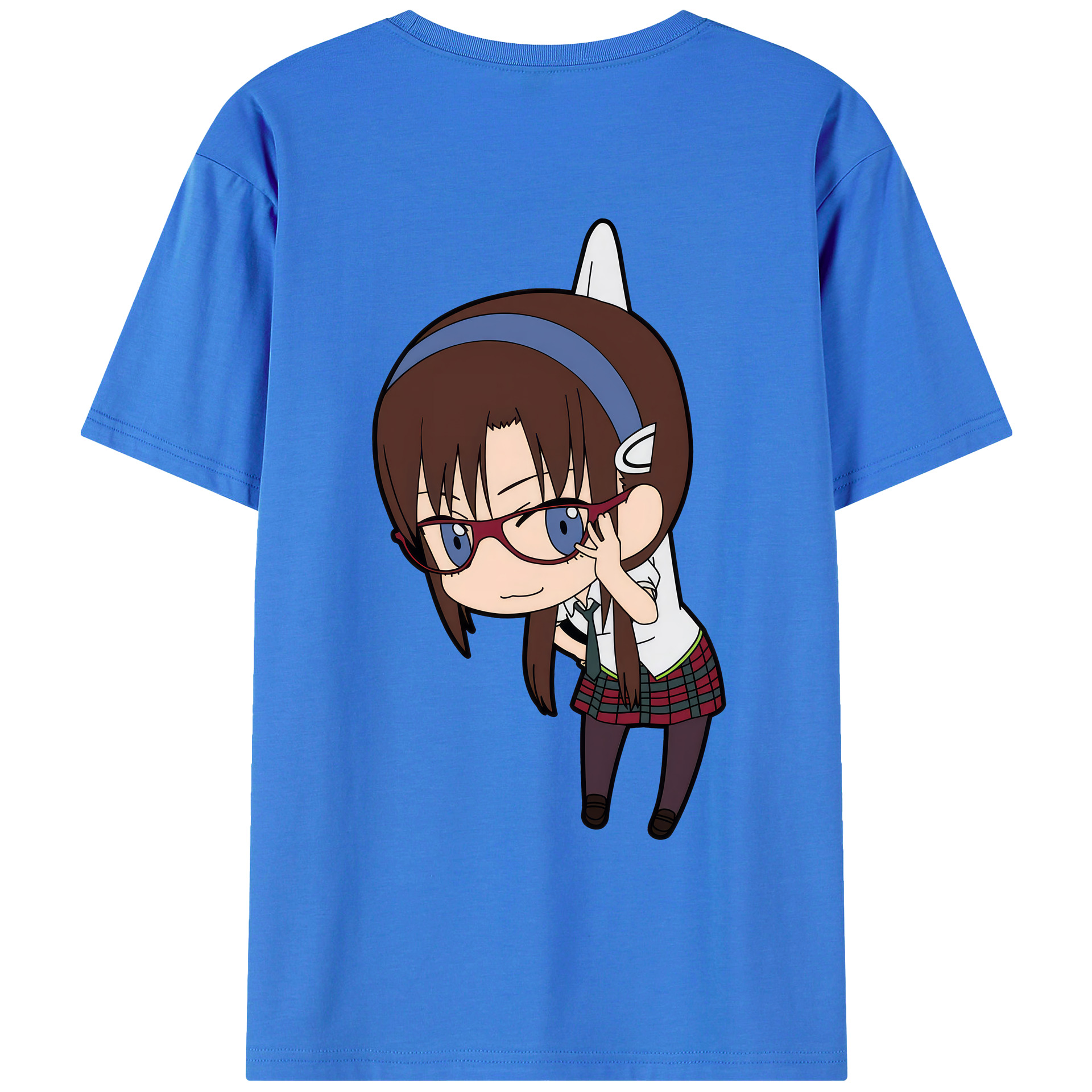 （画像用） EVA 新世紀エヴァンゲリオン 綿100％ メンズ半袖Tシャツ（バックプリント） 通気性