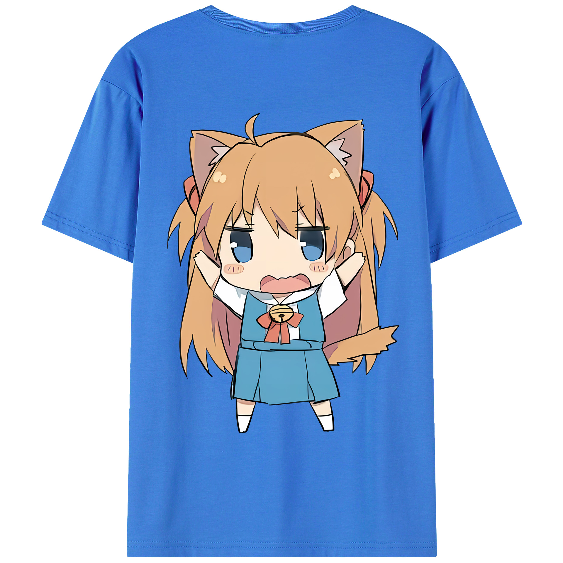 （画像用） EVA 新世紀エヴァンゲリオン 綿100％ メンズ半袖Tシャツ（バックプリント） 通気性